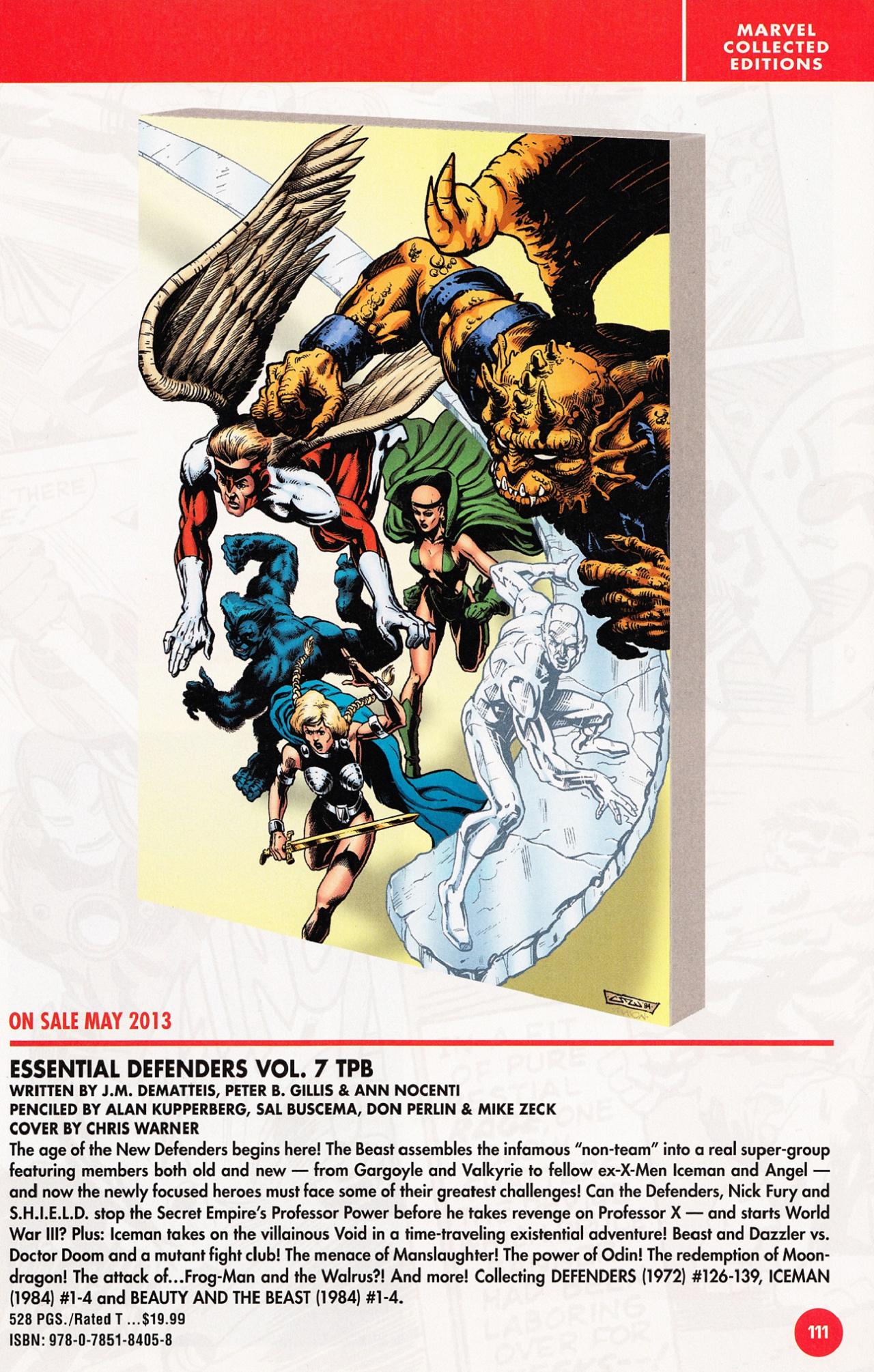 Read online Marvel Previews comic -  Issue #7 - 114