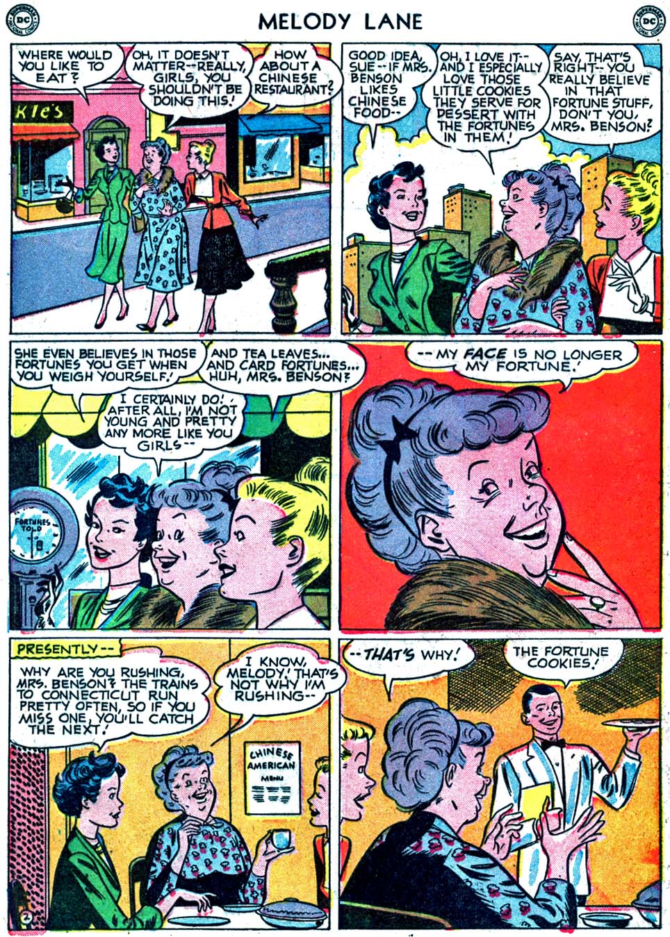 Read online Miss Melody Lane of Broadway comic -  Issue #2 - 4