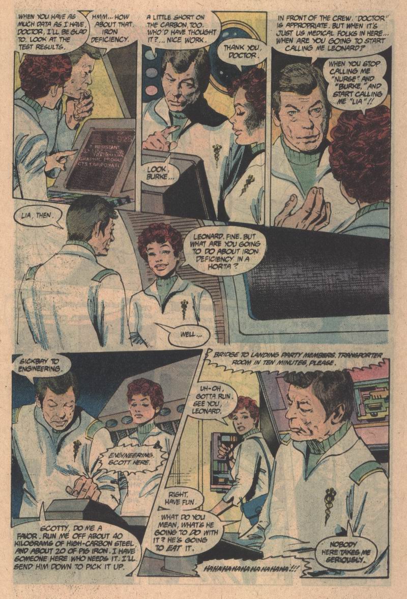 Read online Star Trek (1984) comic -  Issue #28 - 6