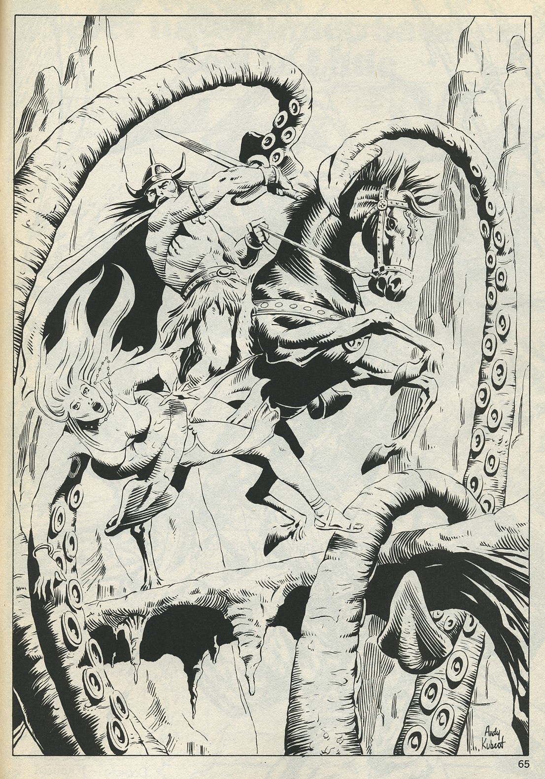 Read online The Savage Sword Of Conan comic -  Issue #128 - 64