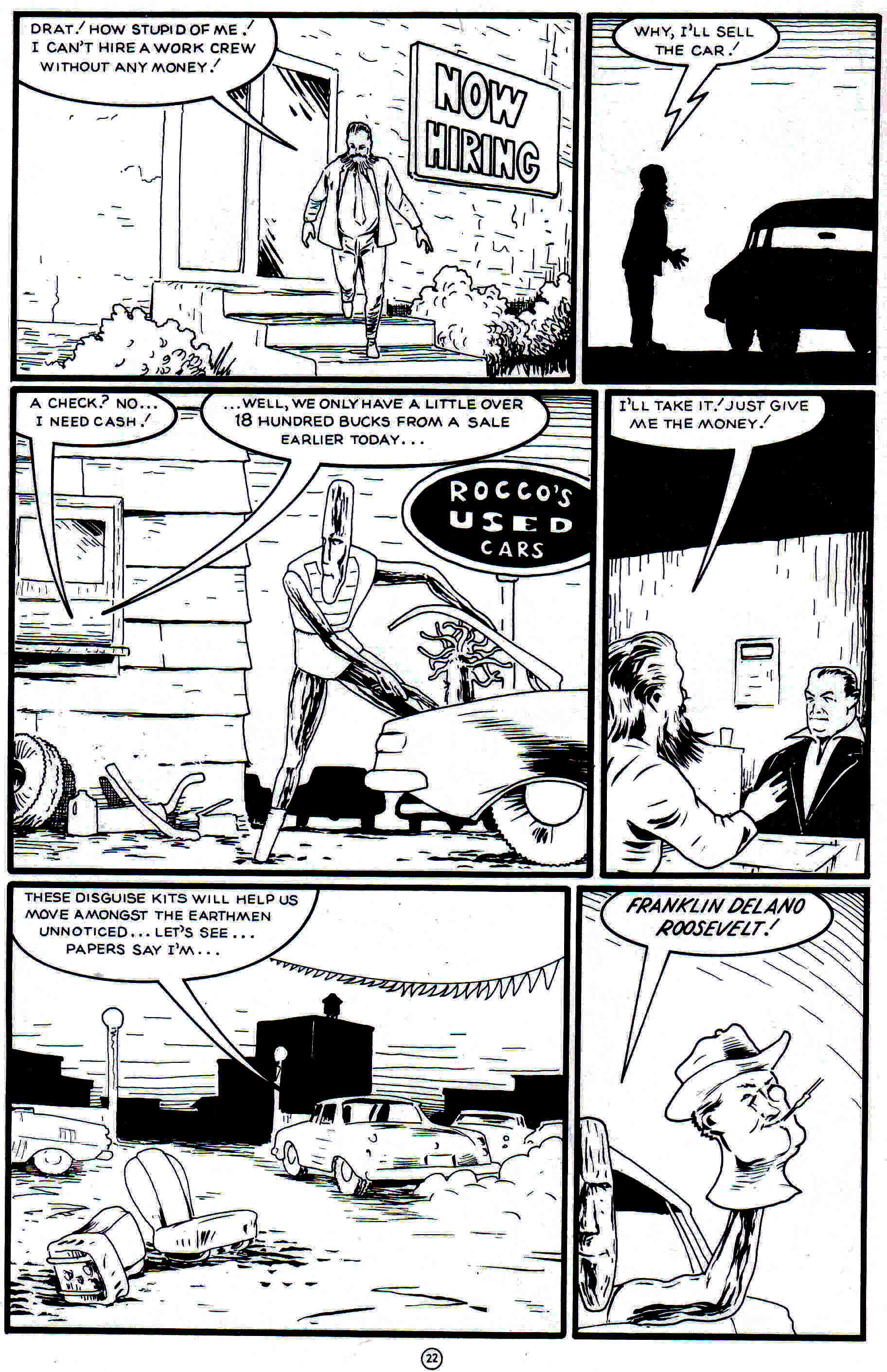 Read online Flaming Carrot Comics (1988) comic -  Issue #22 - 24