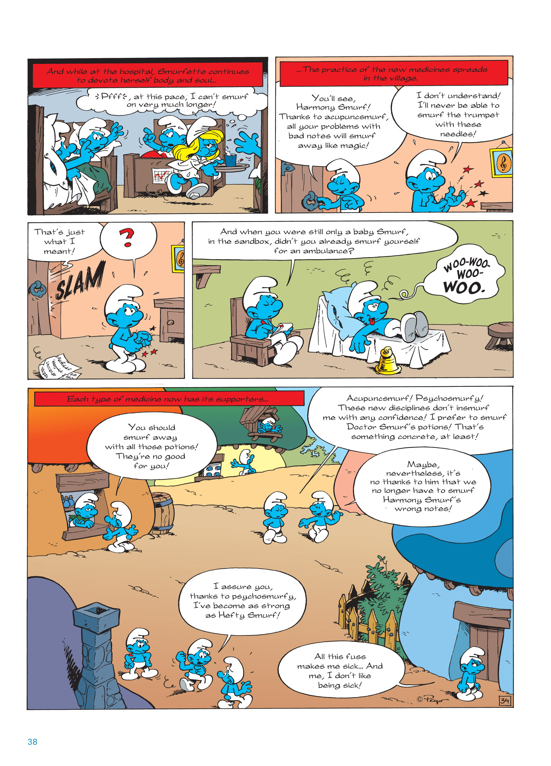 Read online The Smurfs comic -  Issue #20 - 38