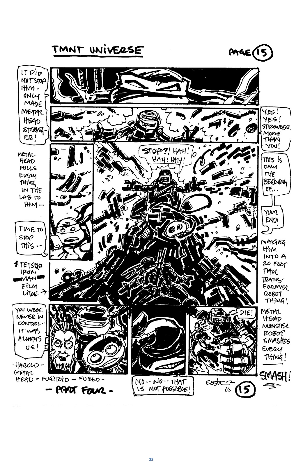 Teenage Mutant Ninja Turtles Universe issue Inside Out Director's Cut - Page 23
