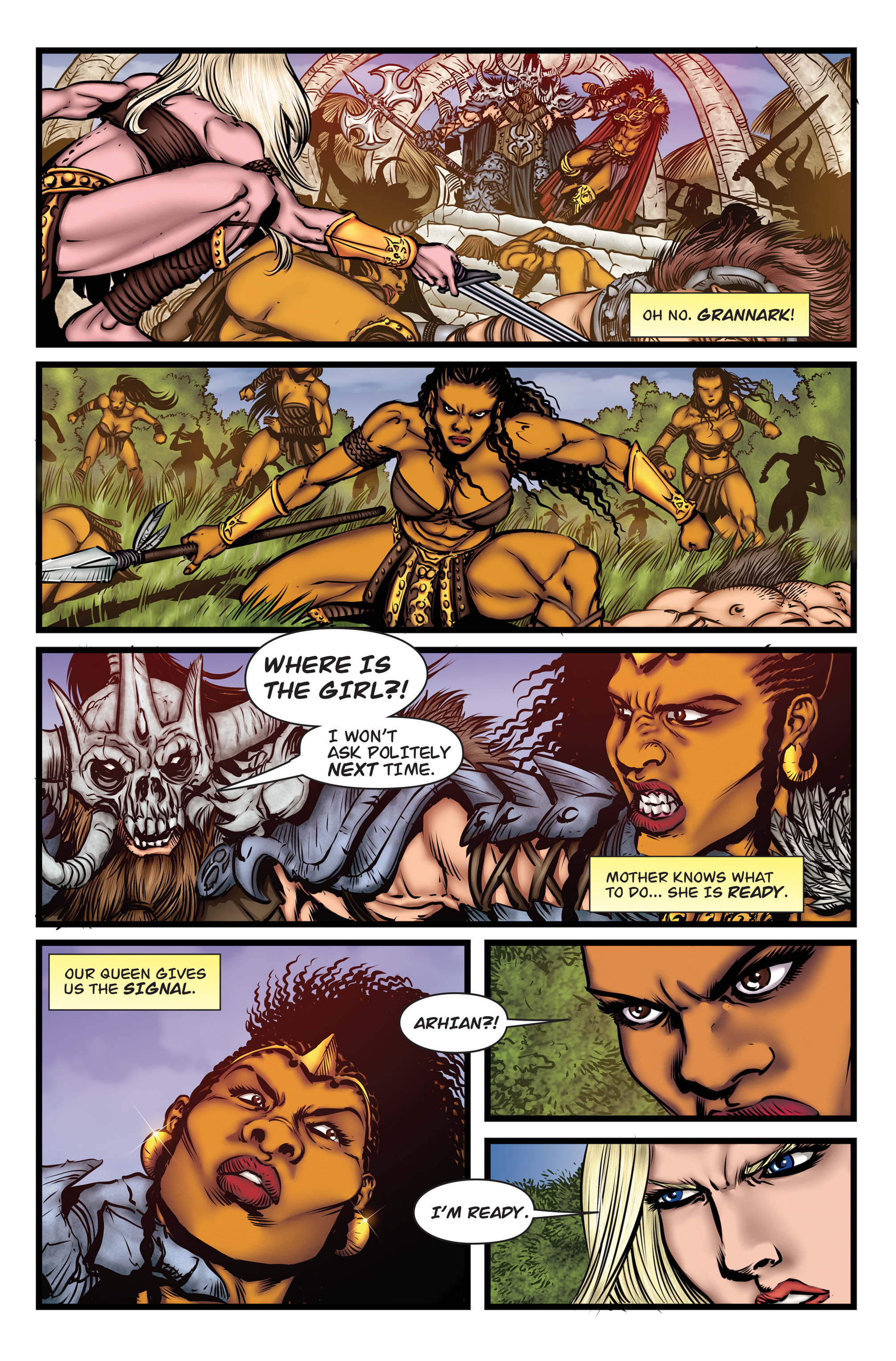 Read online Arhian: Head Huntress comic -  Issue #5 - 22