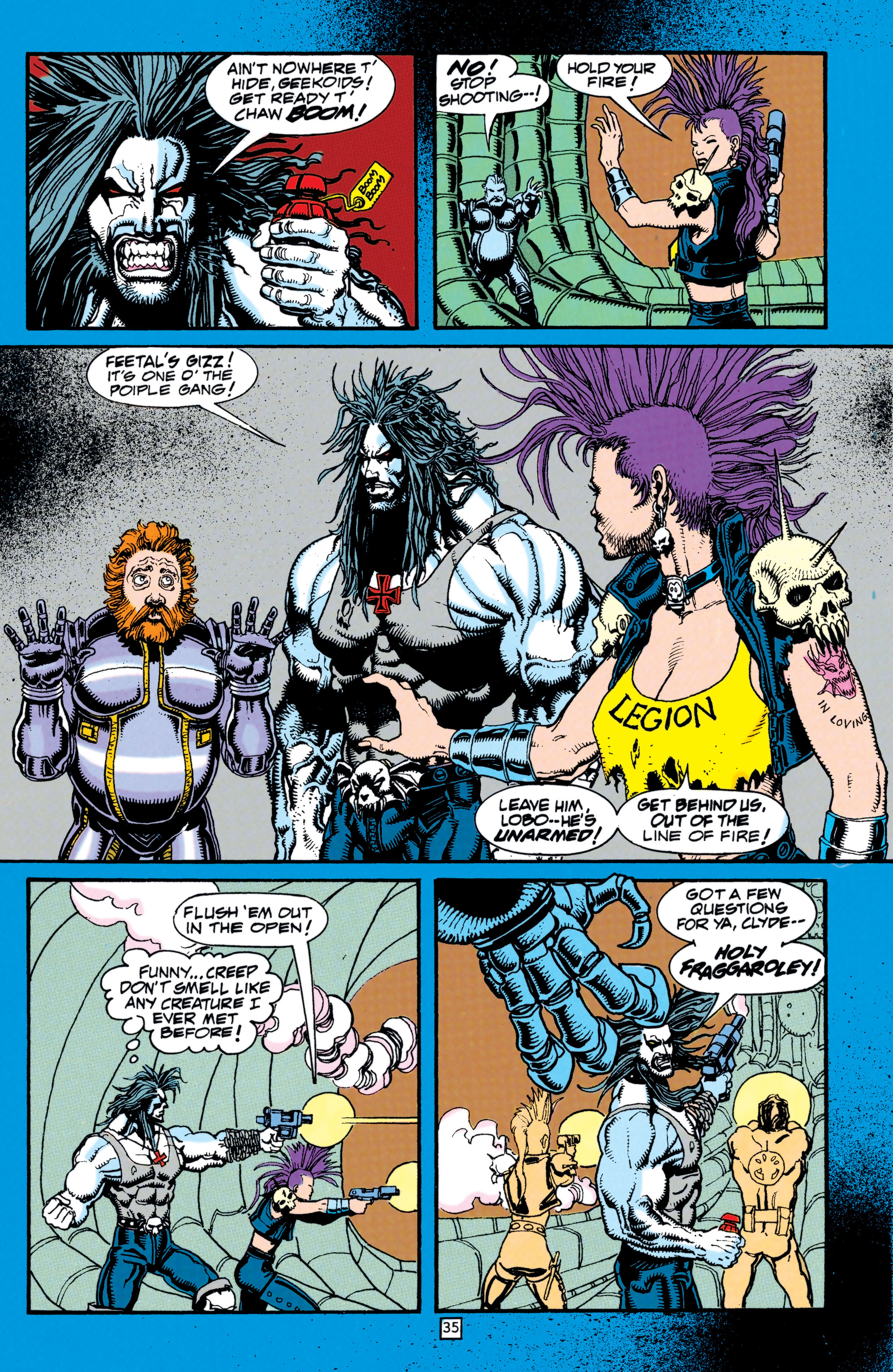 Read online Lobo (1993) comic -  Issue # _Annual 1 - Bloodlines - 36