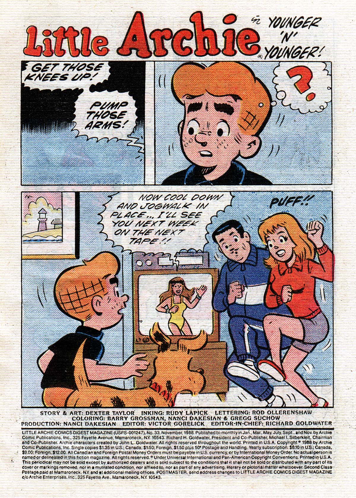 Read online Little Archie Comics Digest Magazine comic -  Issue #33 - 2