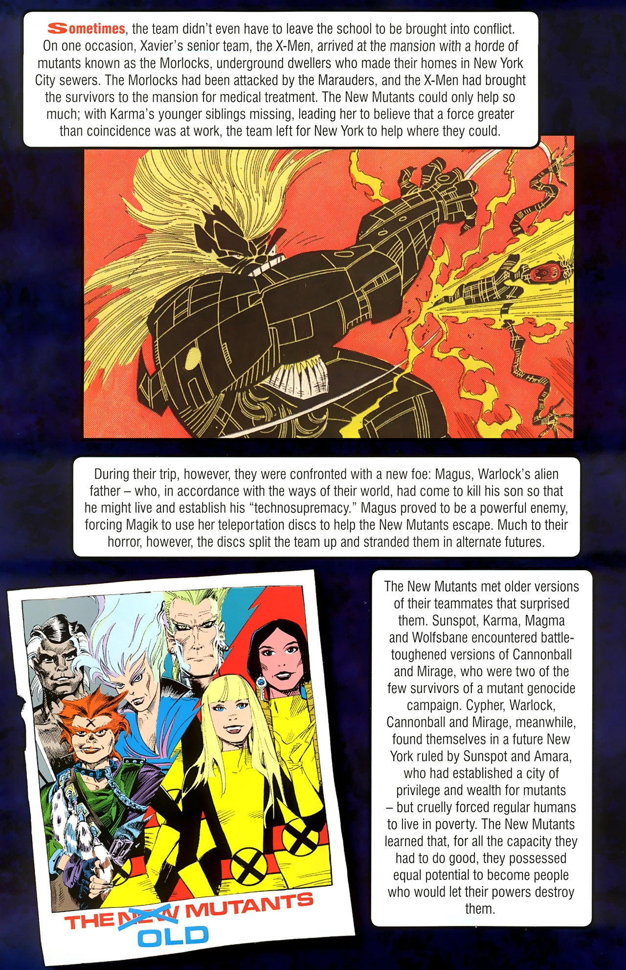 Read online New Mutants Saga comic -  Issue # Full - 24