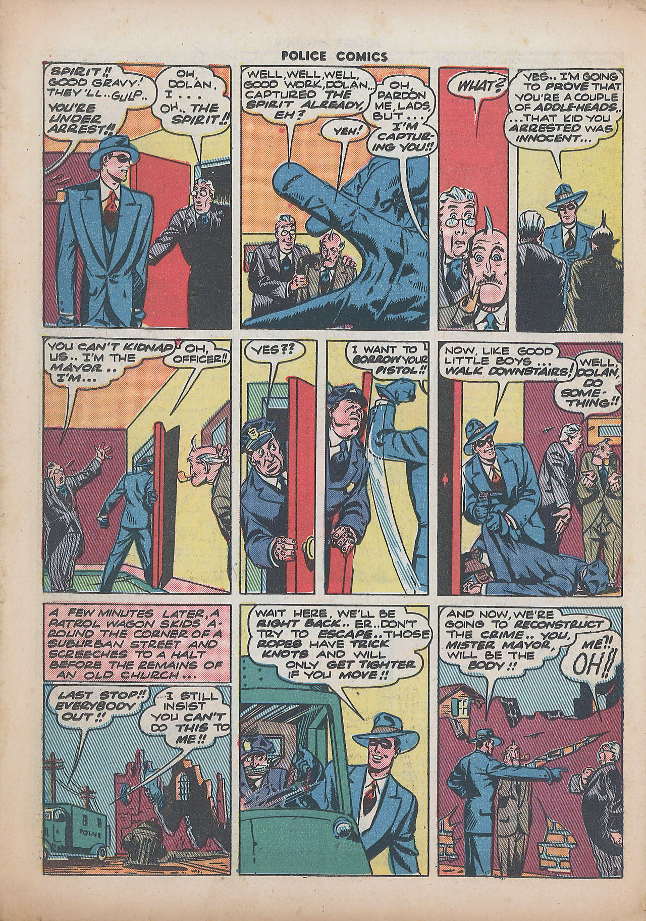 Read online Police Comics comic -  Issue #34 - 32
