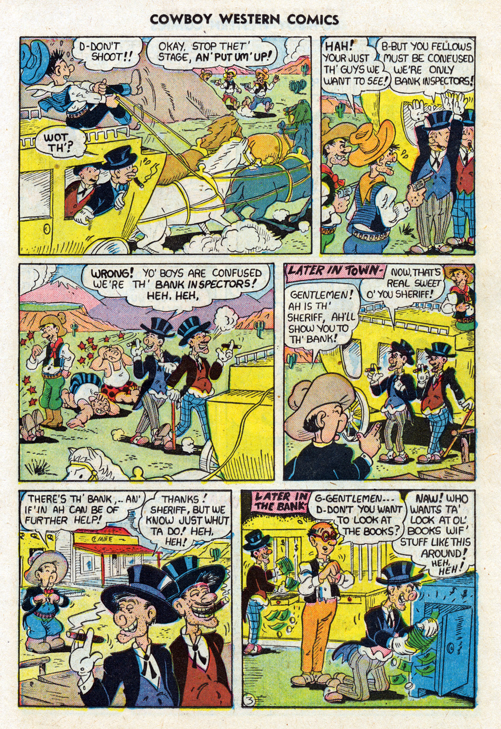 Read online Cowboy Western Comics (1948) comic -  Issue #26 - 23