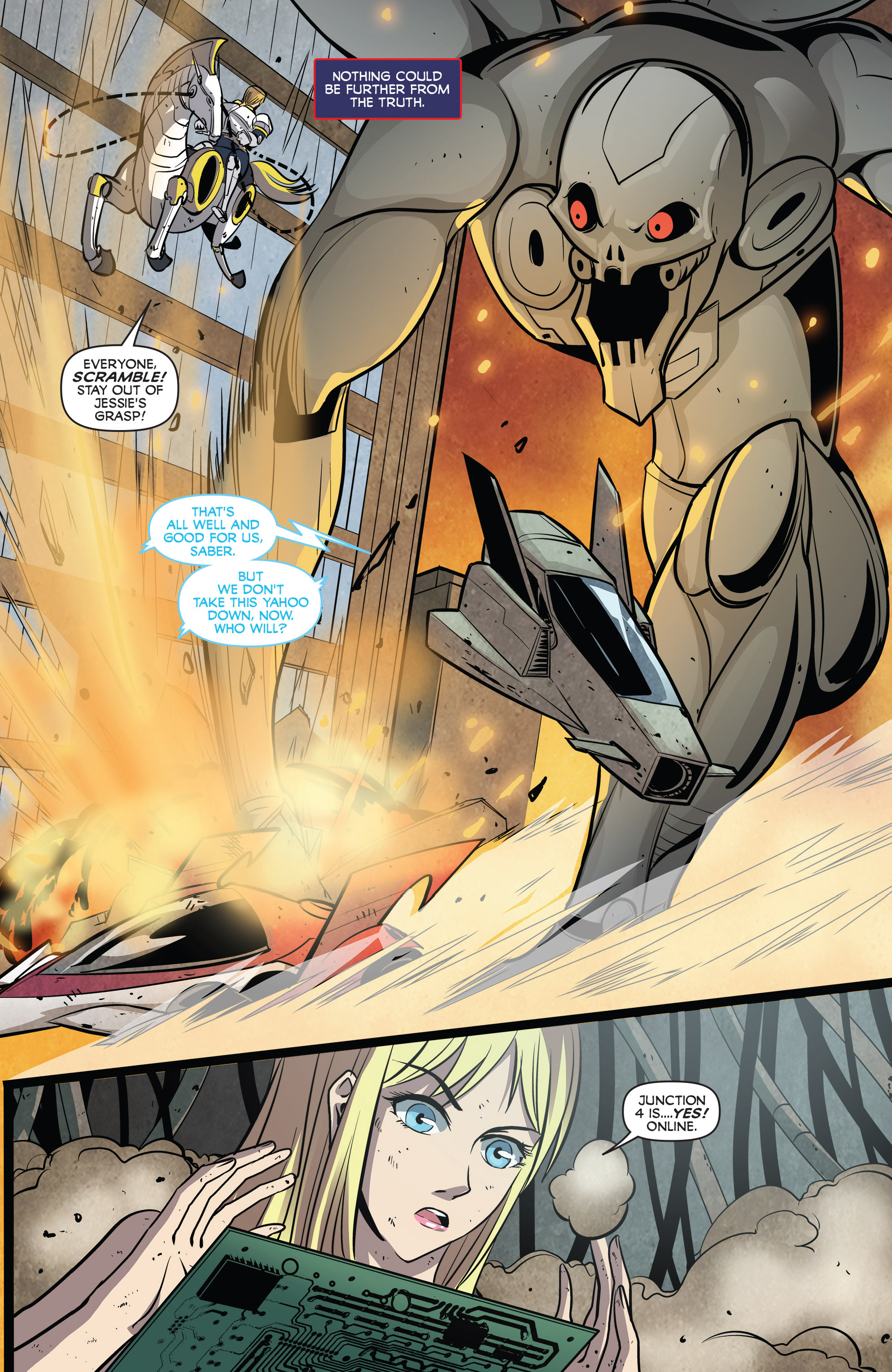 Read online Saber Rider and the Star Sheriffs comic -  Issue #4 - 4