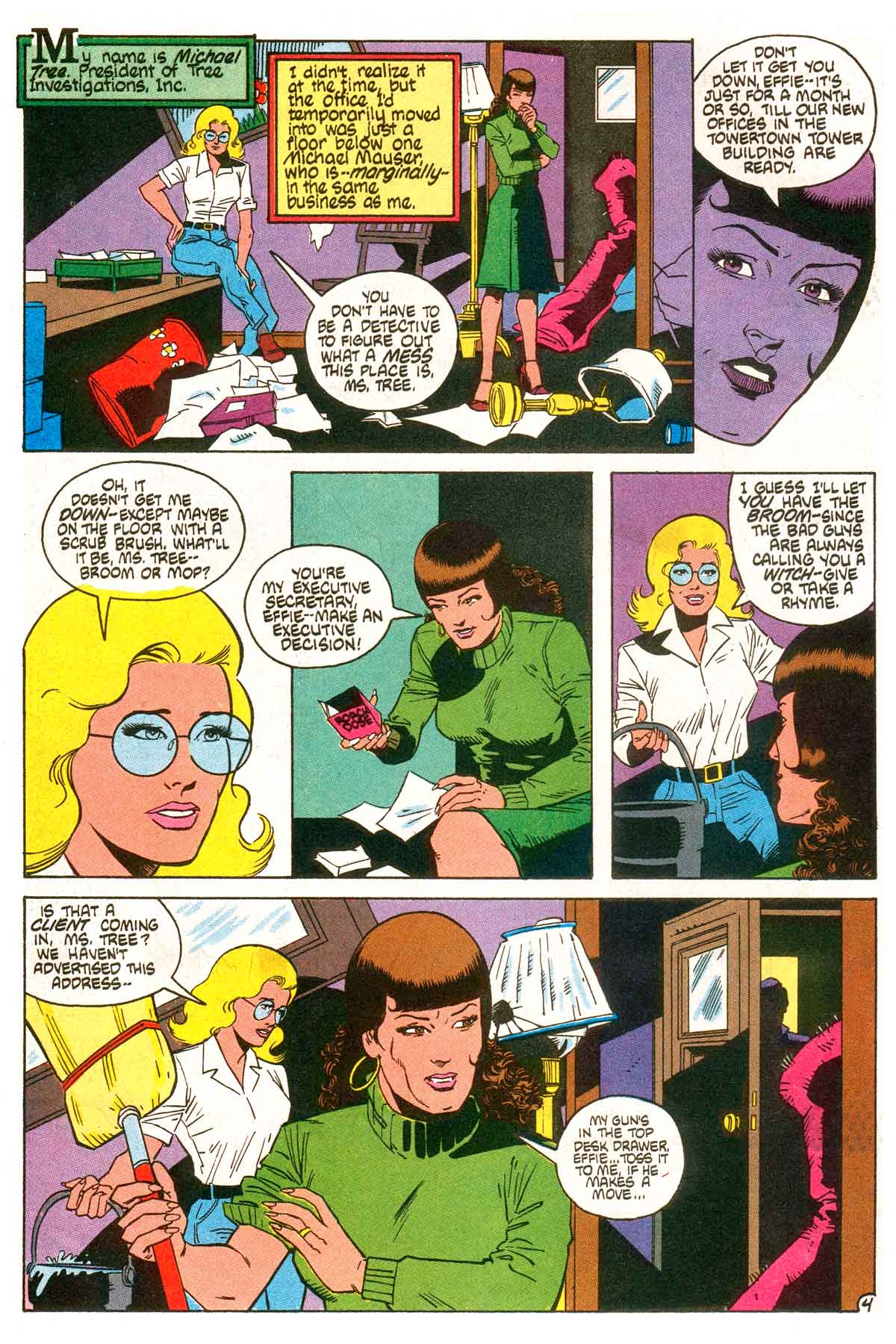 Read online The P.I.'s: Michael Mauser and Ms. Tree comic -  Issue #1 - 6