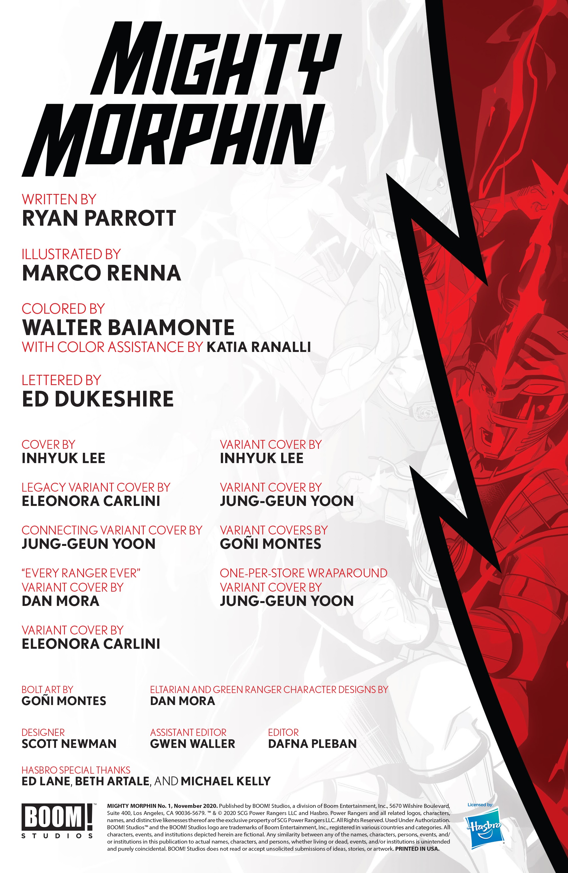 Read online Mighty Morphin comic -  Issue #1 - 2