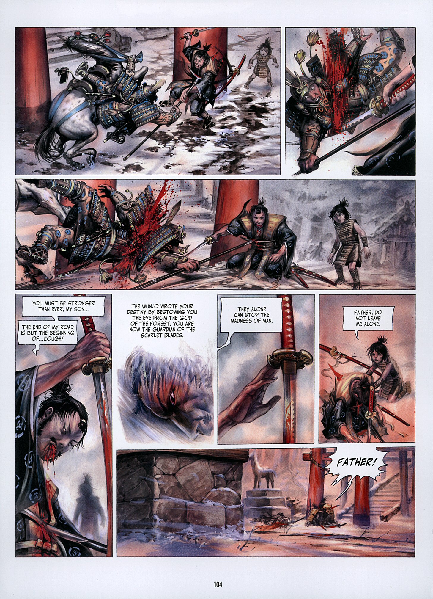 Read online Legend of the Scarlet Blades comic -  Issue # TPB - 105