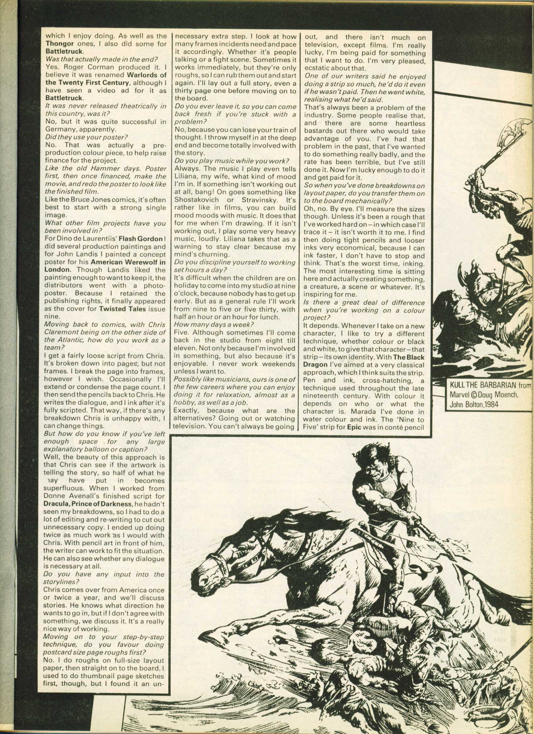 Read online Warrior comic -  Issue #24 - 29