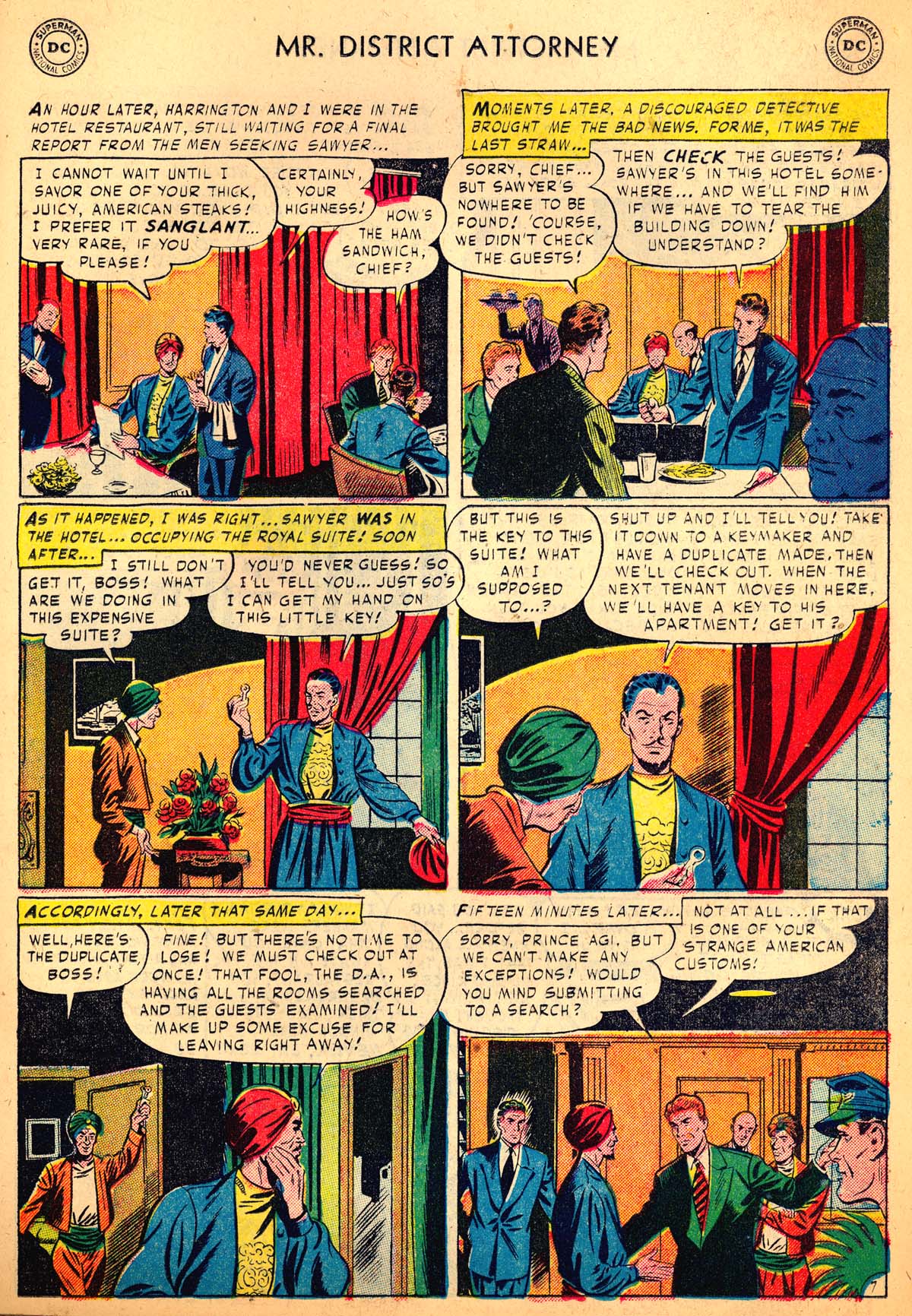 Read online Mr. District Attorney comic -  Issue #30 - 19