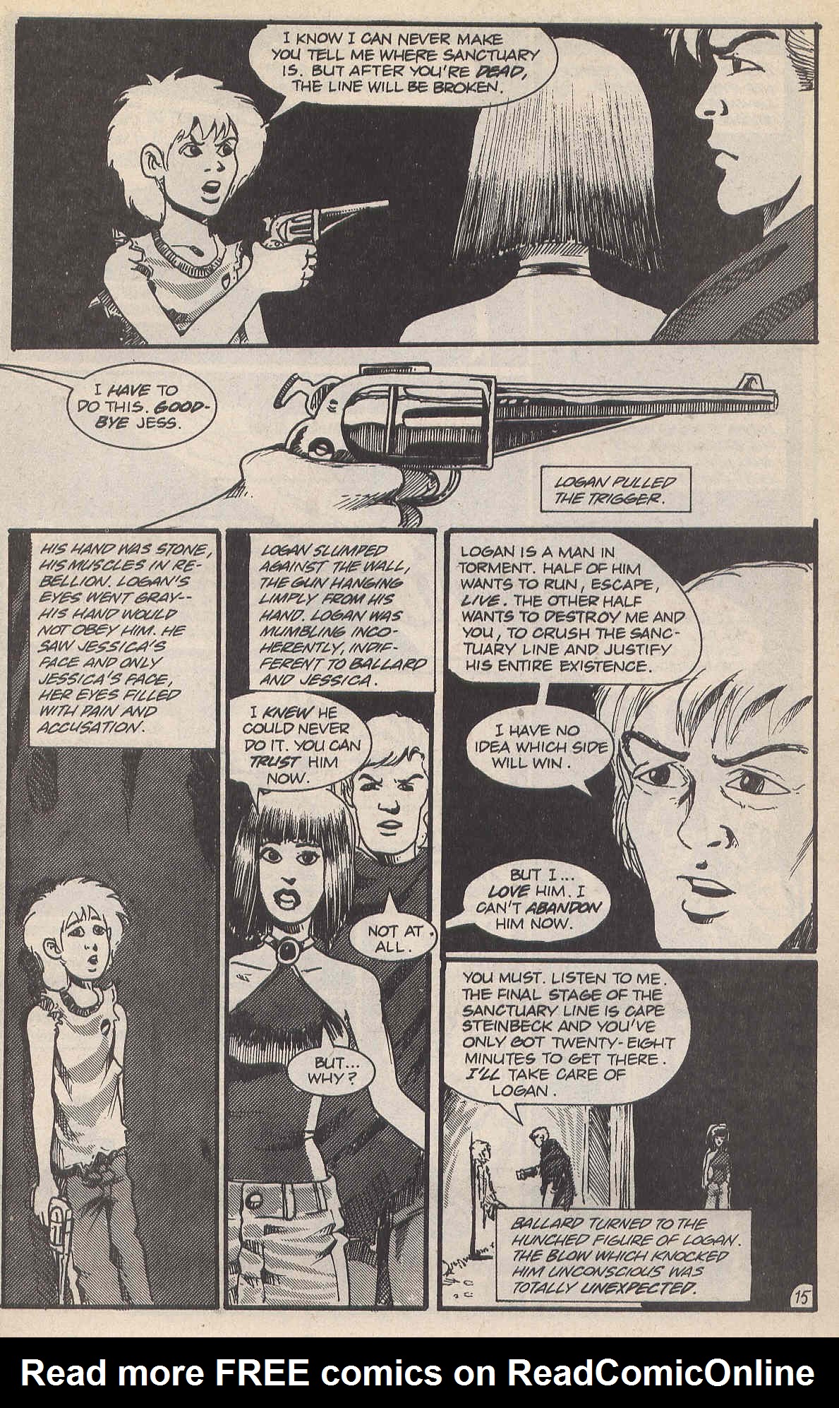 Read online Logan's Run (1990) comic -  Issue #6 - 17