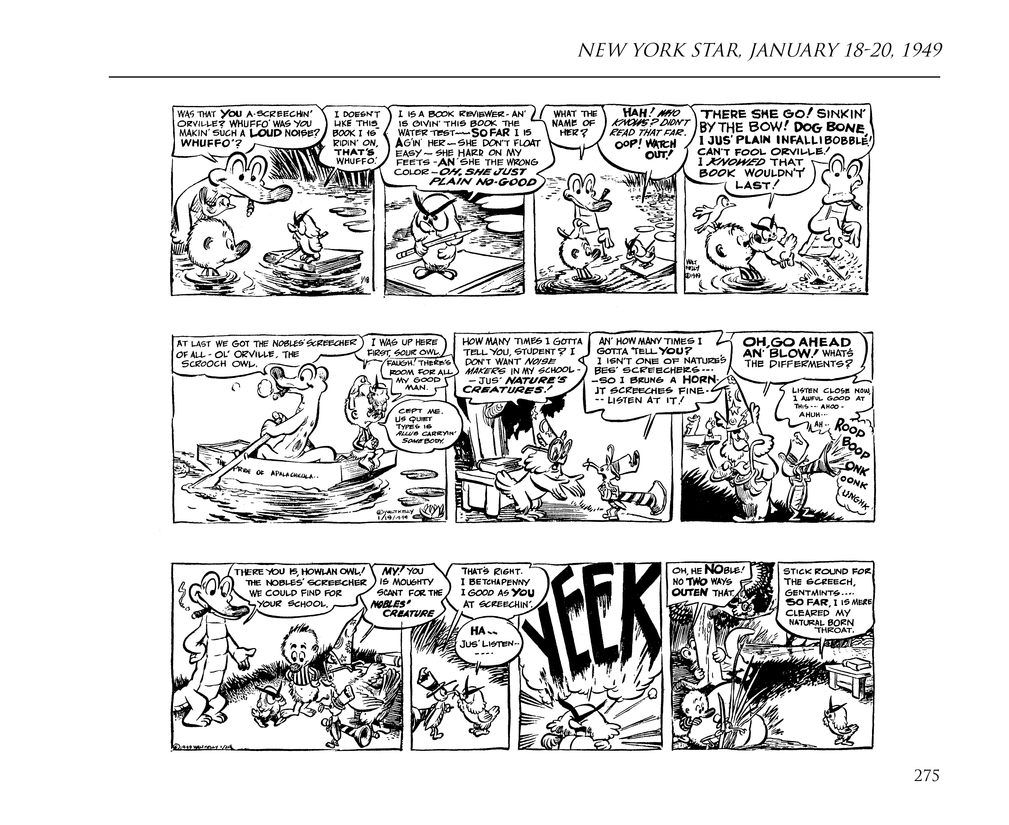 Read online Pogo by Walt Kelly: The Complete Syndicated Comic Strips comic -  Issue # TPB 1 (Part 3) - 93