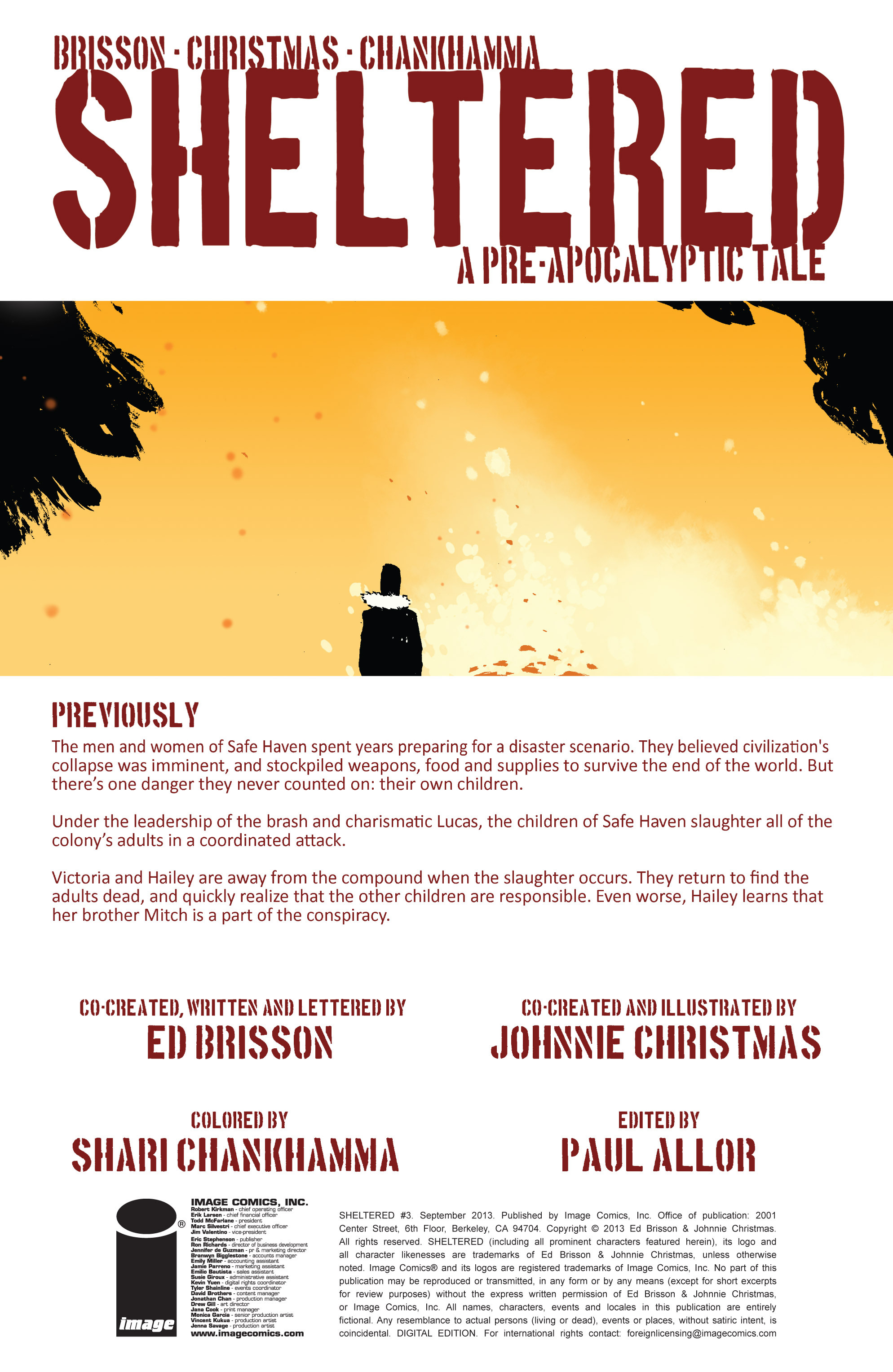 Read online Sheltered comic -  Issue #3 - 2