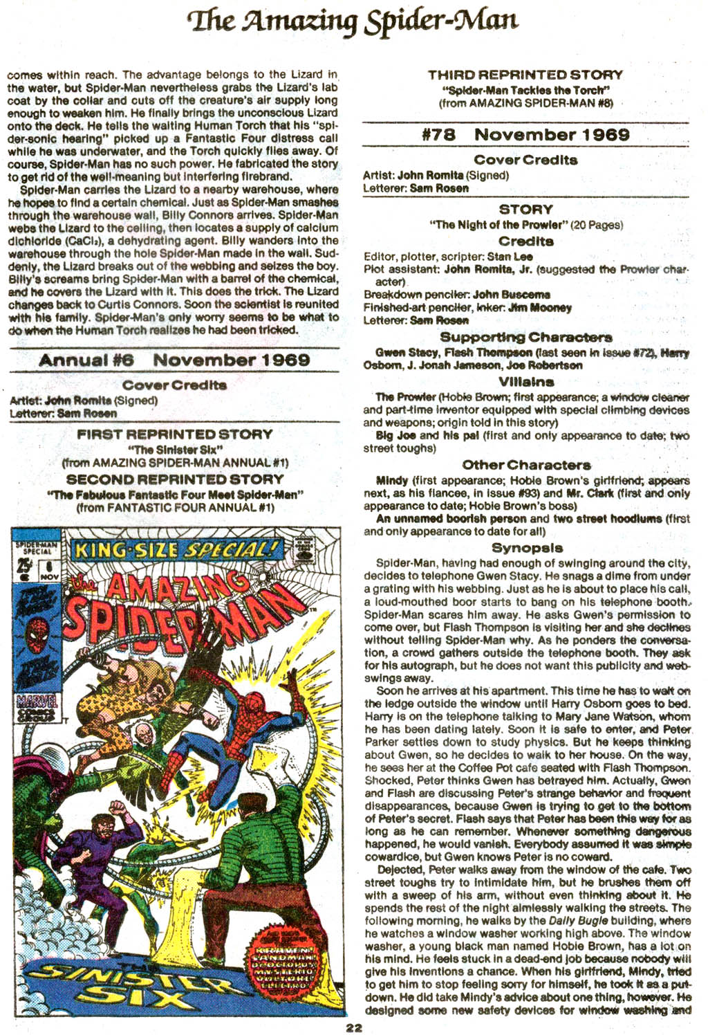 Read online The Official Marvel Index to The Amazing Spider-Man comic -  Issue #3 - 24