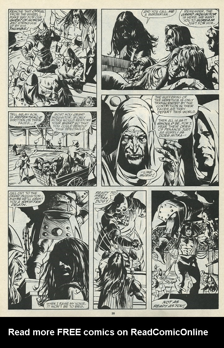 Read online The Savage Sword Of Conan comic -  Issue #185 - 22