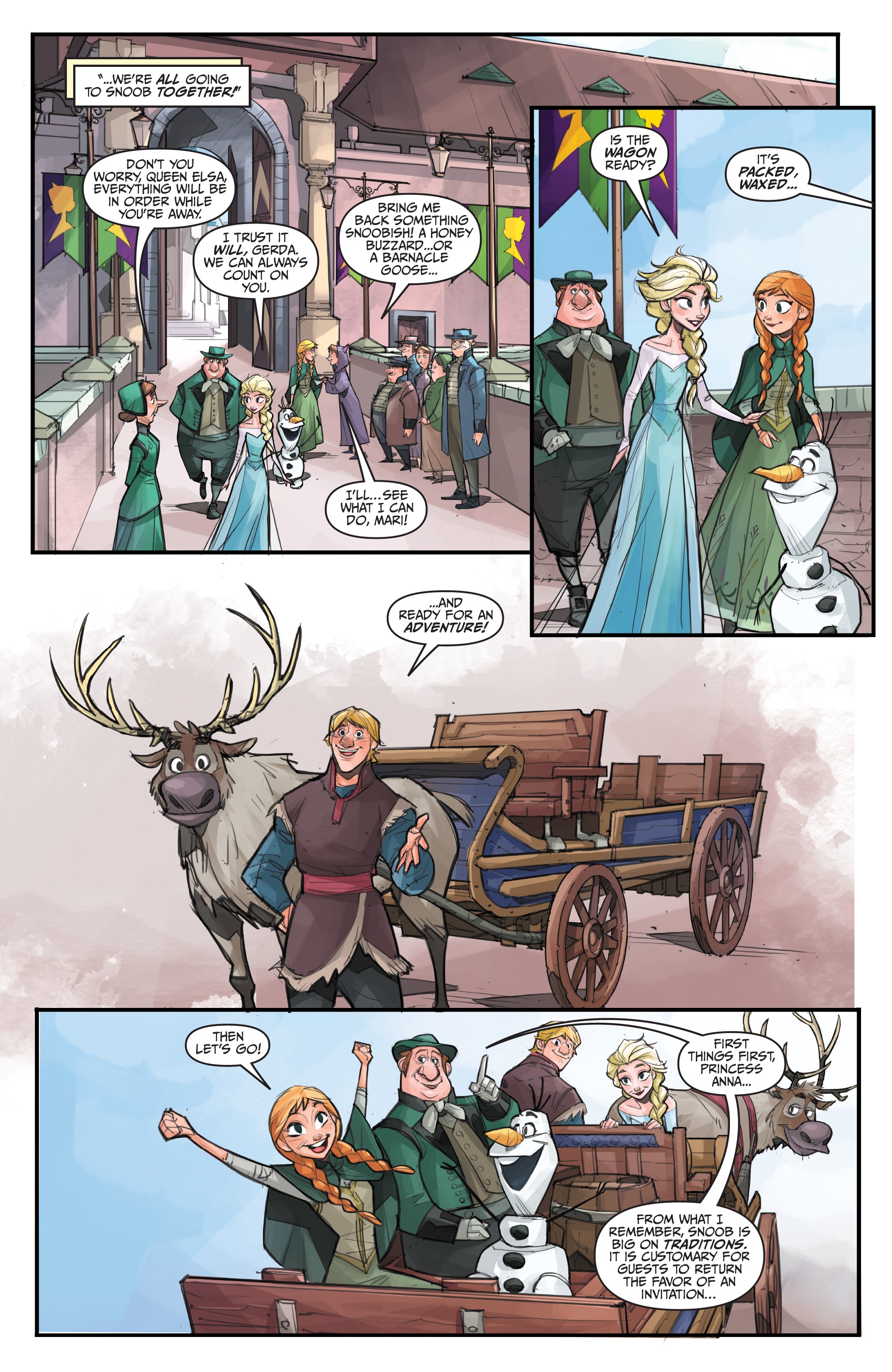 Read online Disney Frozen: Reunion Road comic -  Issue #1 - 9