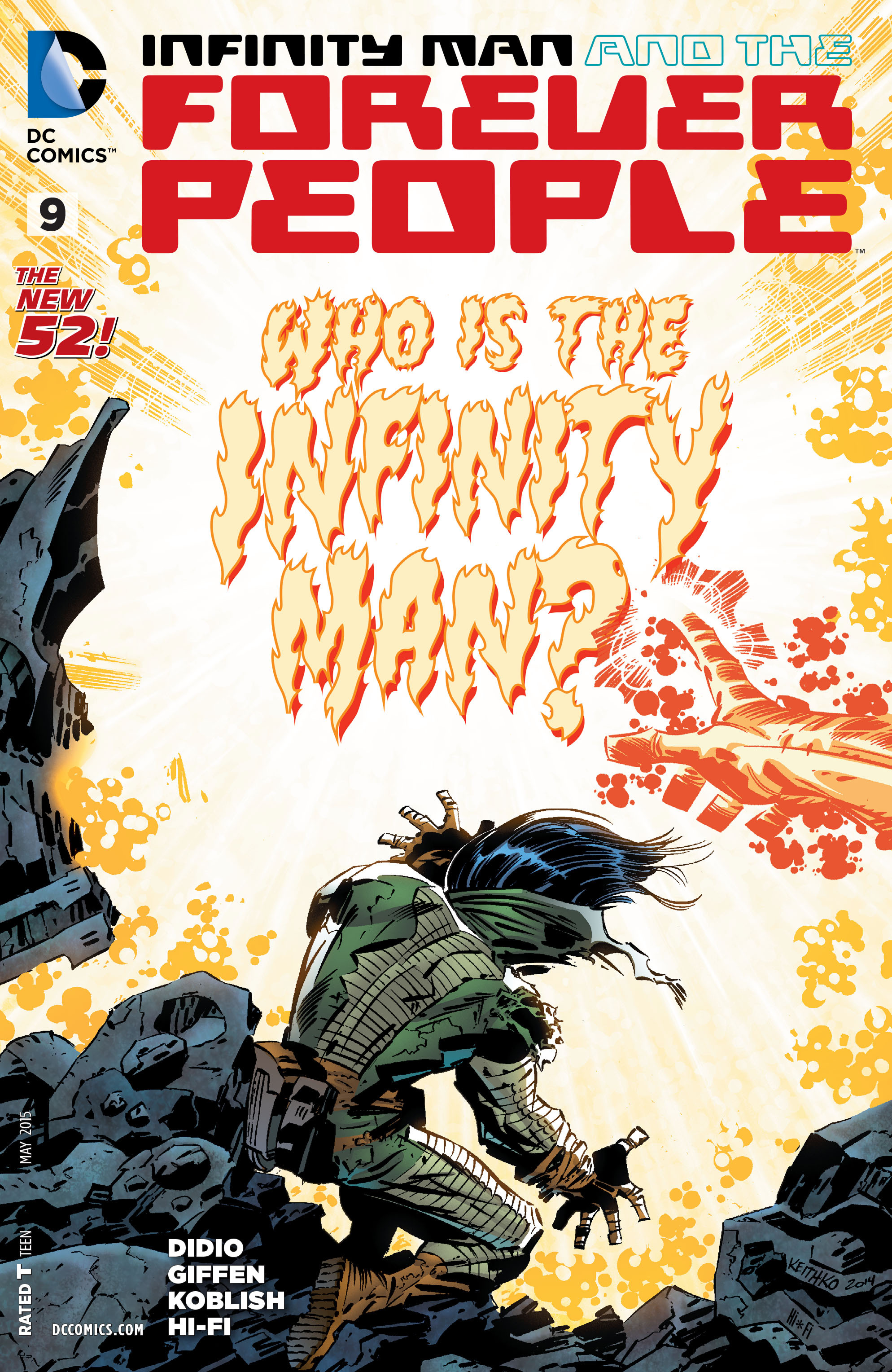 Read online Infinity Man and the Forever People comic -  Issue #9 - 1