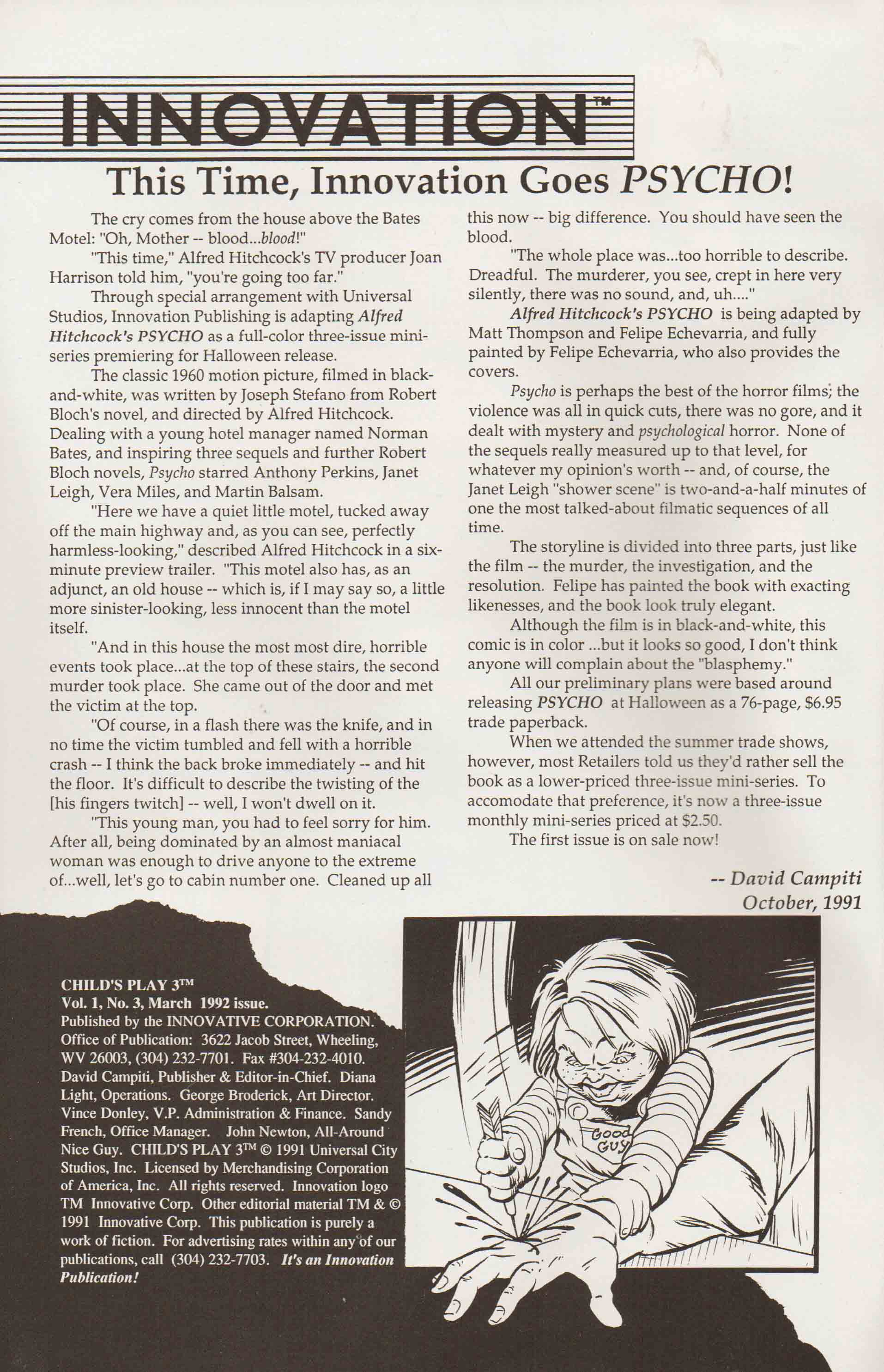 Read online Child's Play 3 comic -  Issue #3 - 2