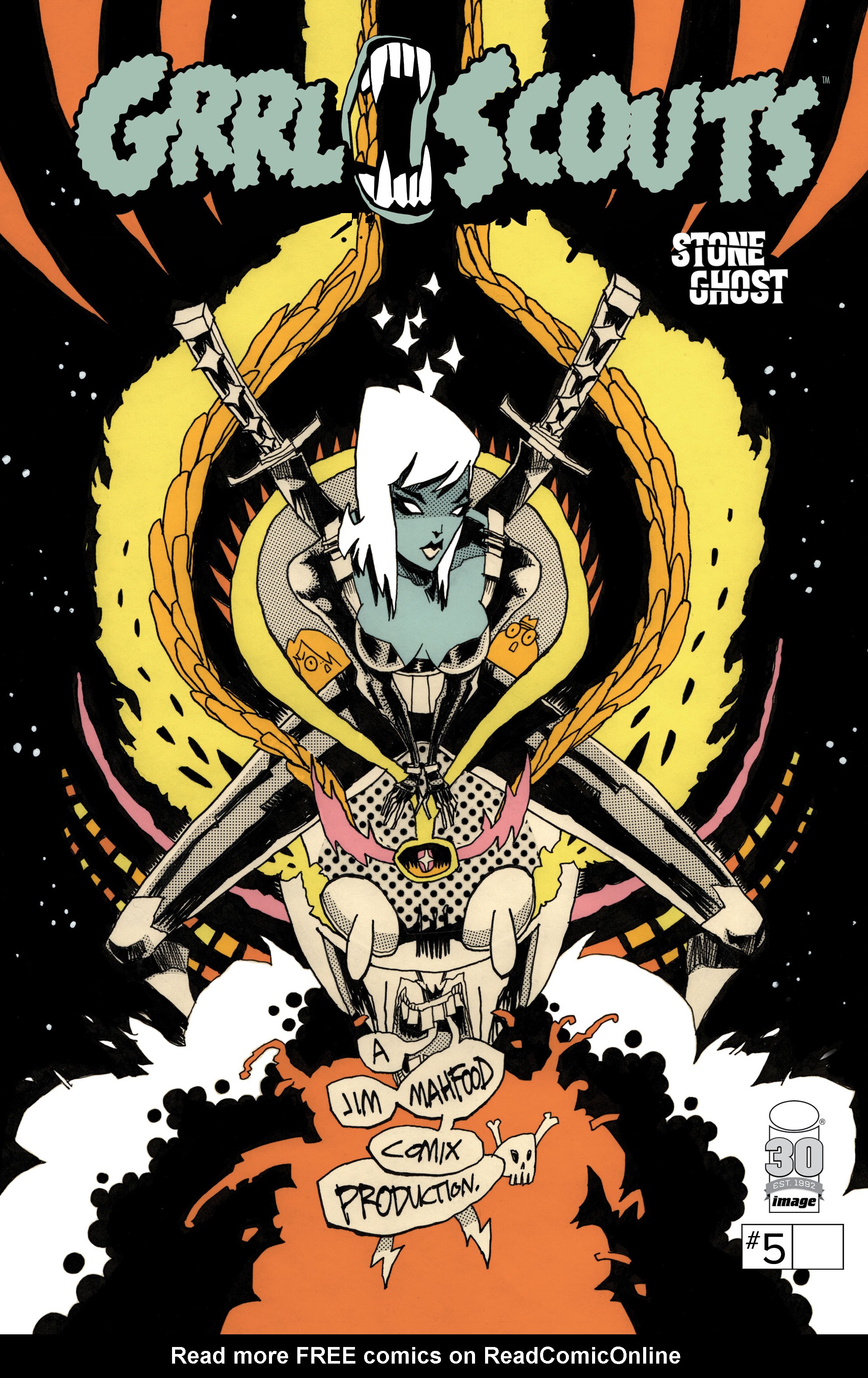 Read online Grrl Scouts: Stone Ghost comic -  Issue #5 - 1