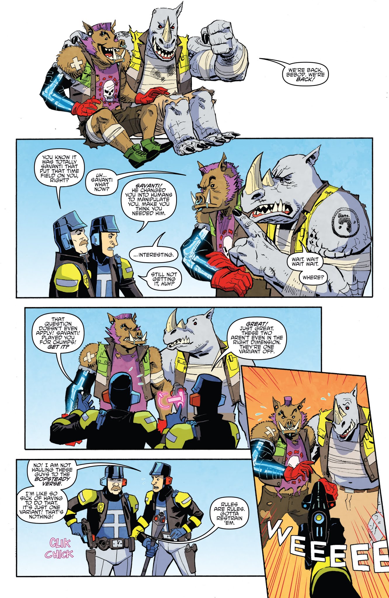 Read online Teenage Mutant Ninja Turtles: Bebop & Rocksteady Hit the Road comic -  Issue #3 - 21