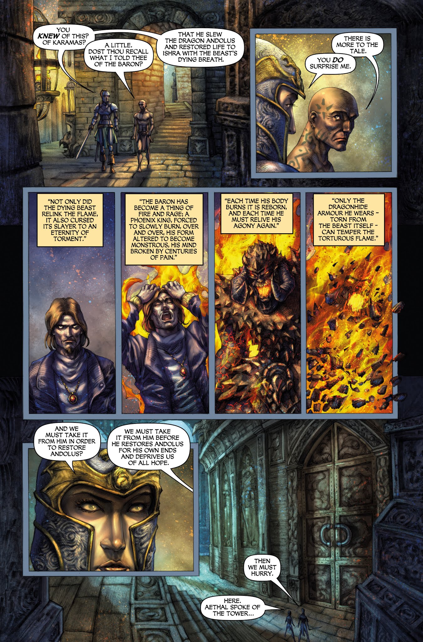 Read online Dark Souls: The Breath of Andolus comic -  Issue #3 - 17