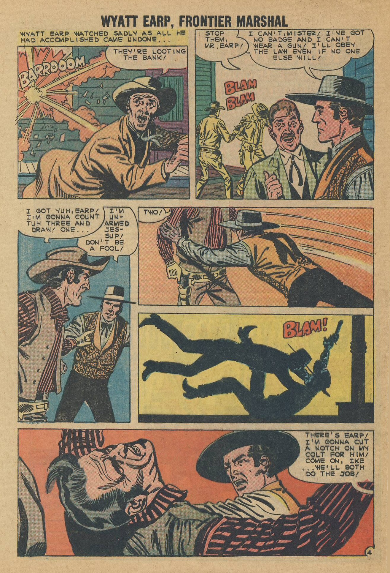 Read online Wyatt Earp Frontier Marshal comic -  Issue #33 - 32