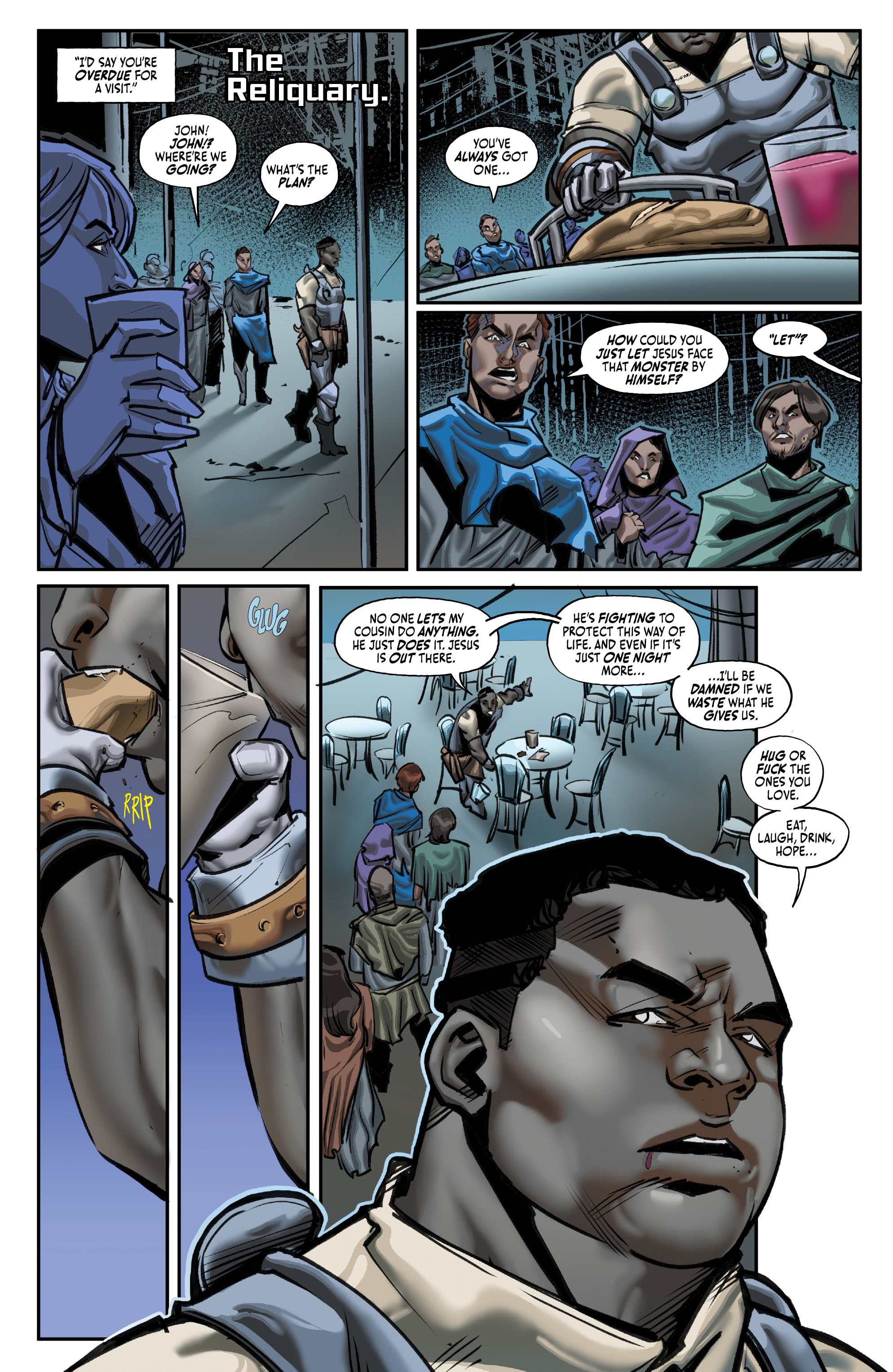 Read online Loaded Bible: Blood Of My Blood comic -  Issue #4 - 20