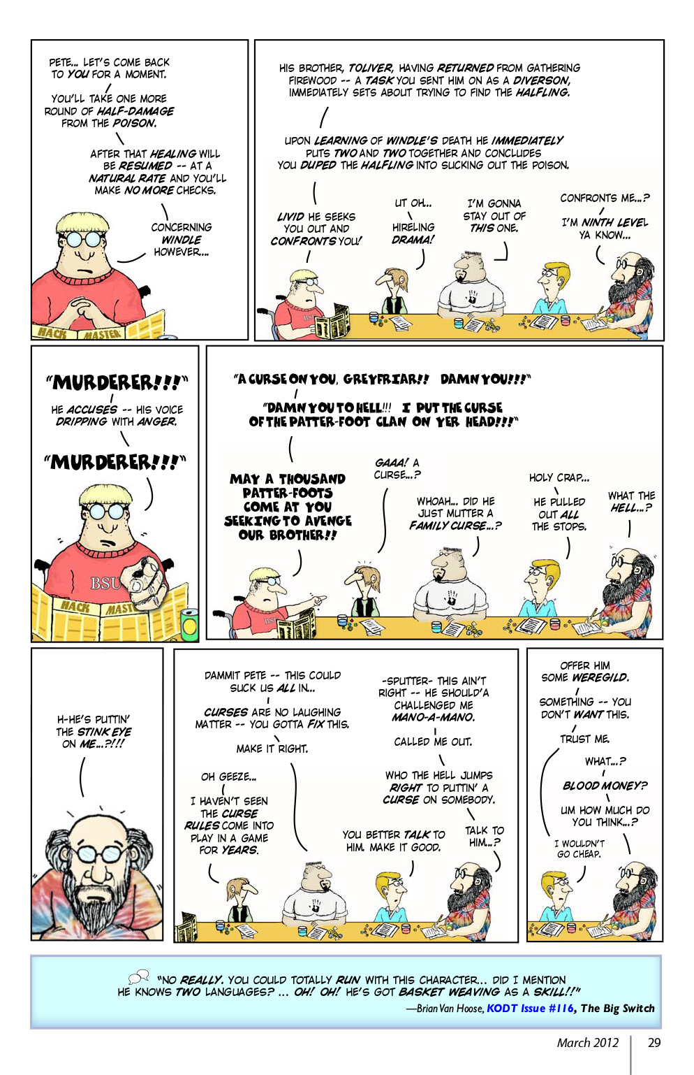 Read online Knights of the Dinner Table comic -  Issue #185 - 31