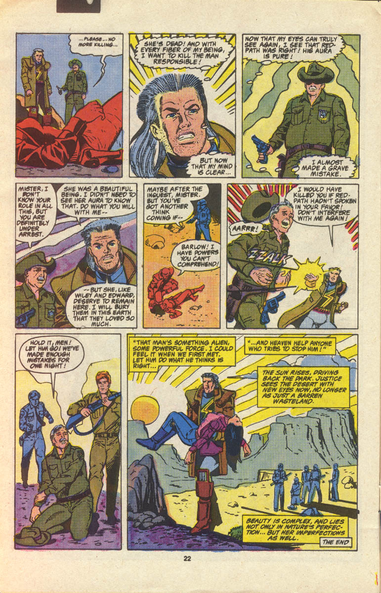 Read online Justice (1986) comic -  Issue #14 - 24