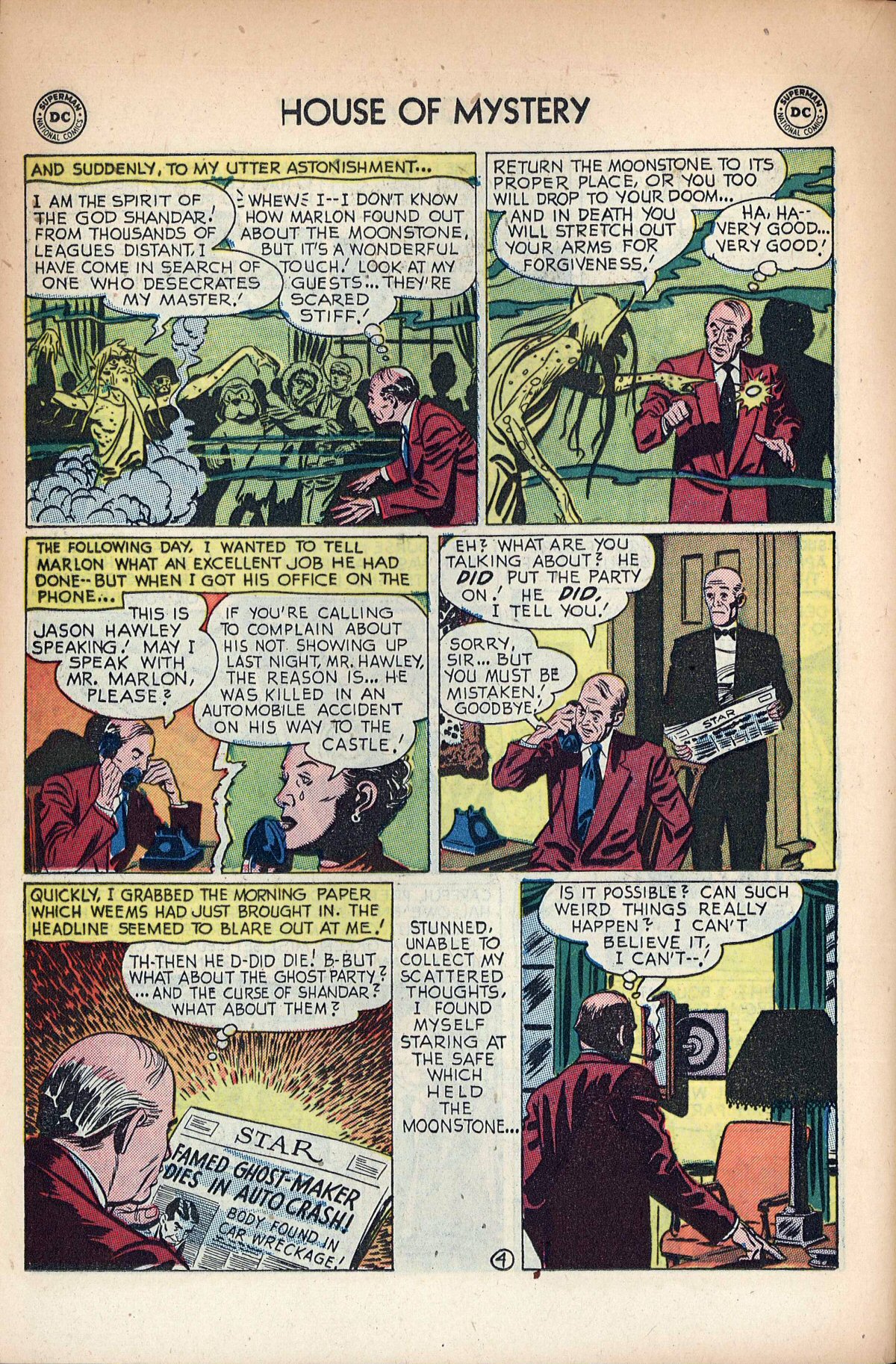 Read online House of Mystery (1951) comic -  Issue #14 - 22