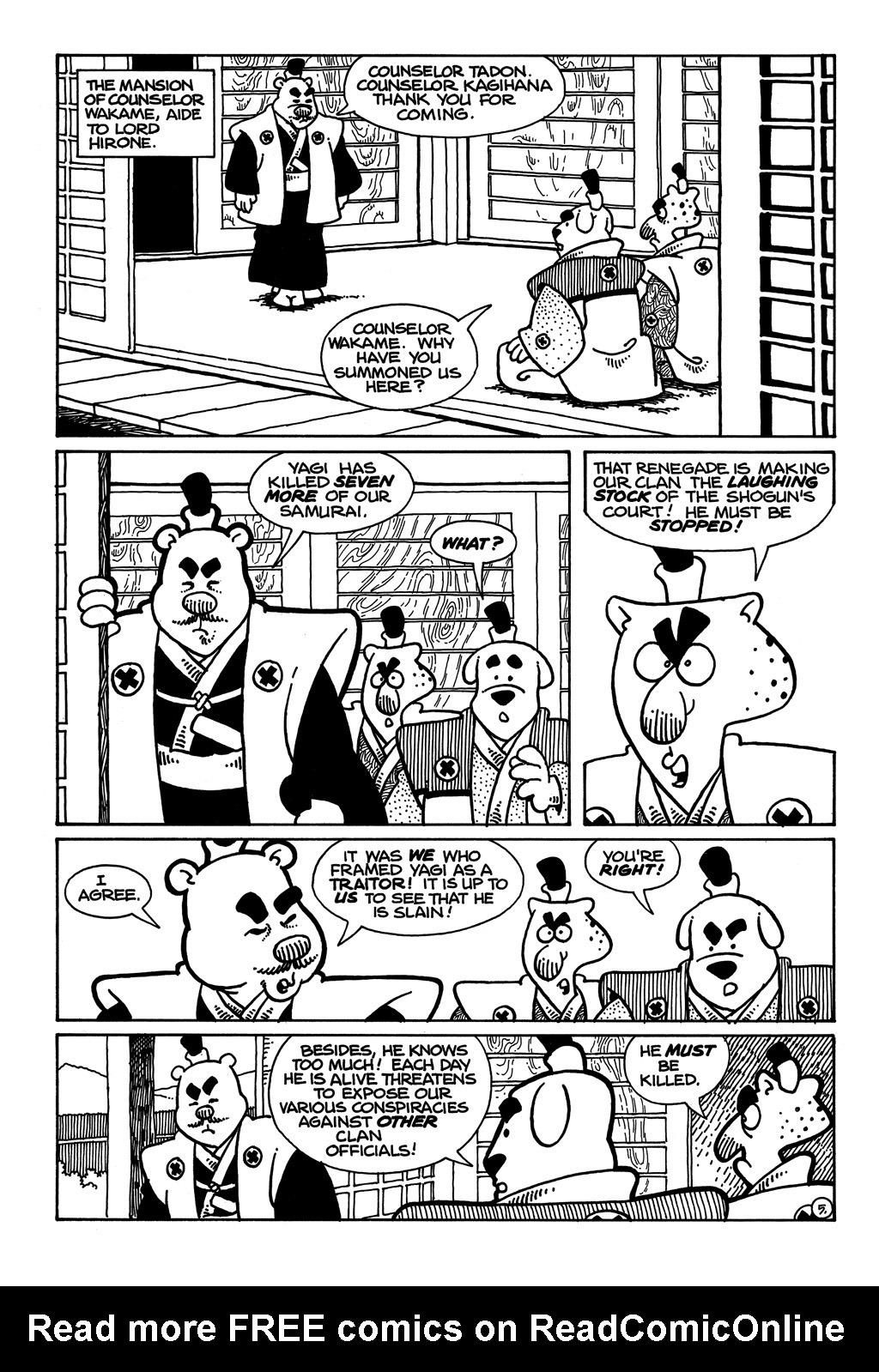 Read online Usagi Yojimbo (1987) comic -  Issue #24 - 7