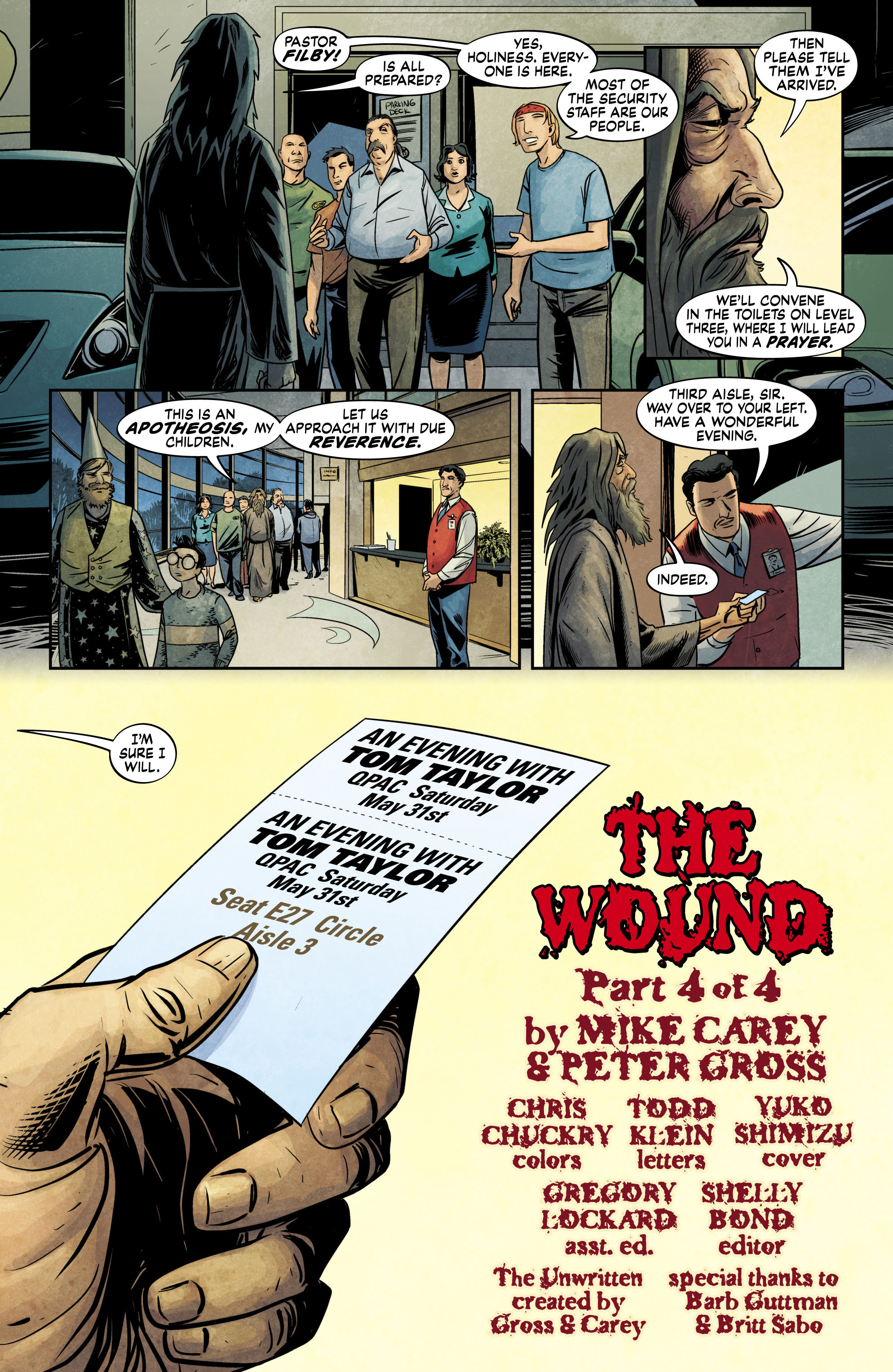 Read online The Unwritten comic -  Issue #40 - 4