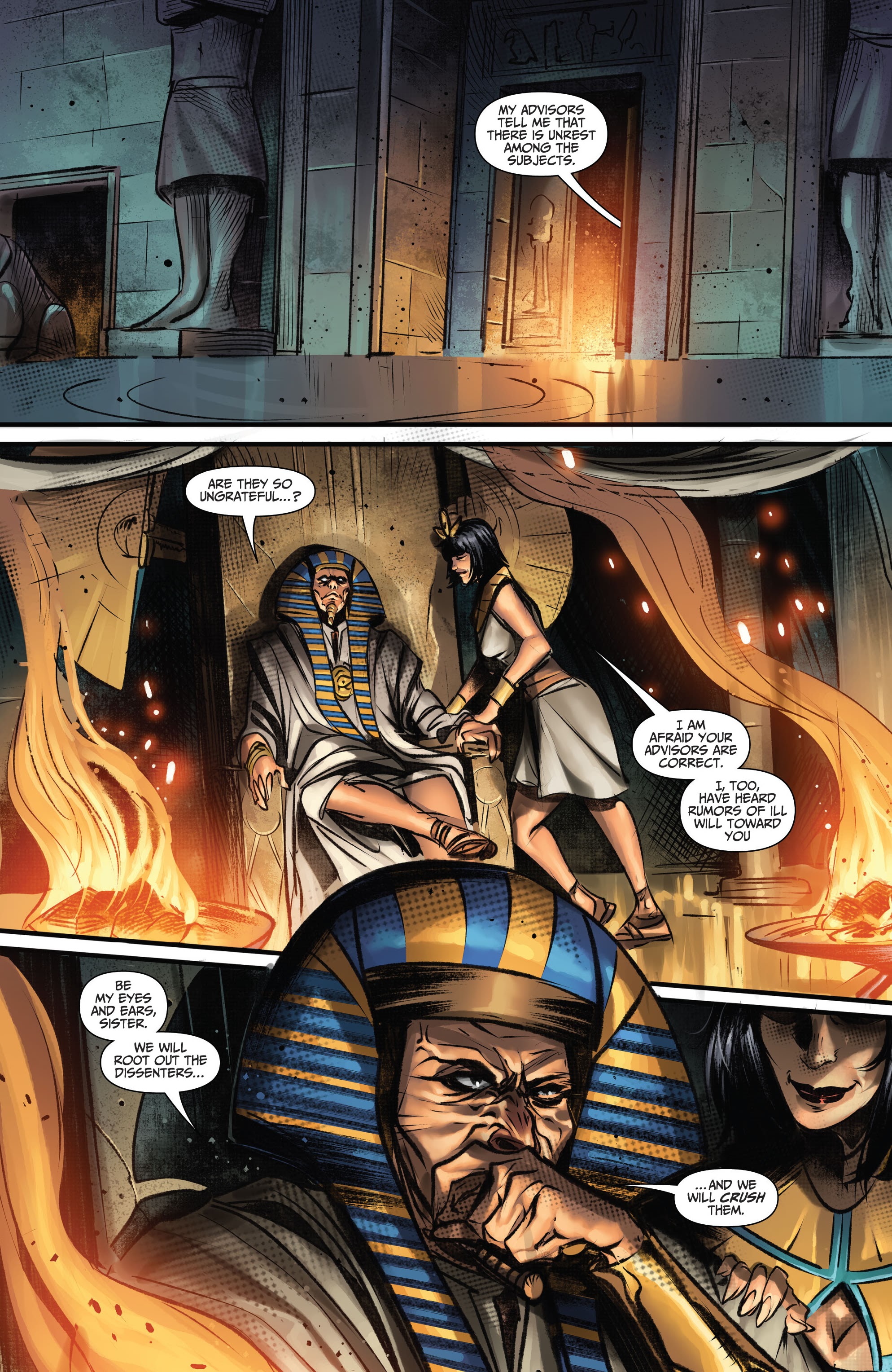 Read online Myths & Legends Quarterly: Blood Pharaoh comic -  Issue # Full - 44