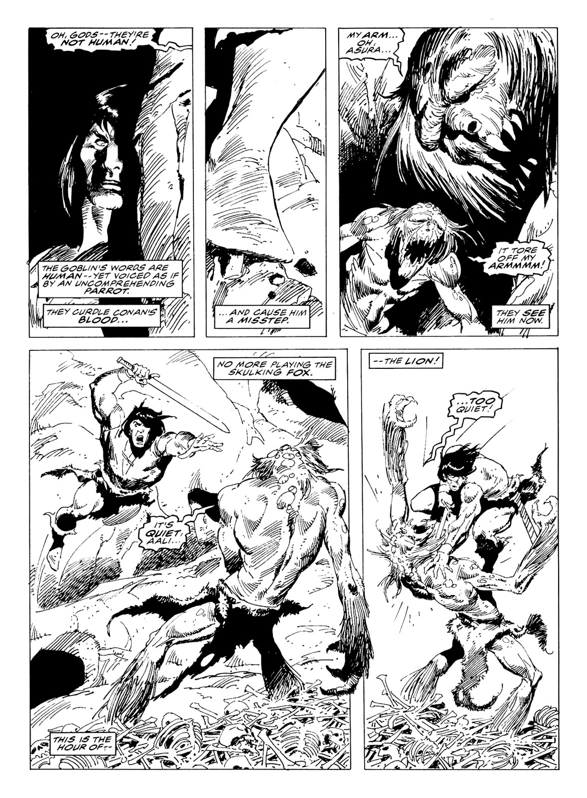 Read online The Savage Sword Of Conan comic -  Issue #234 - 25