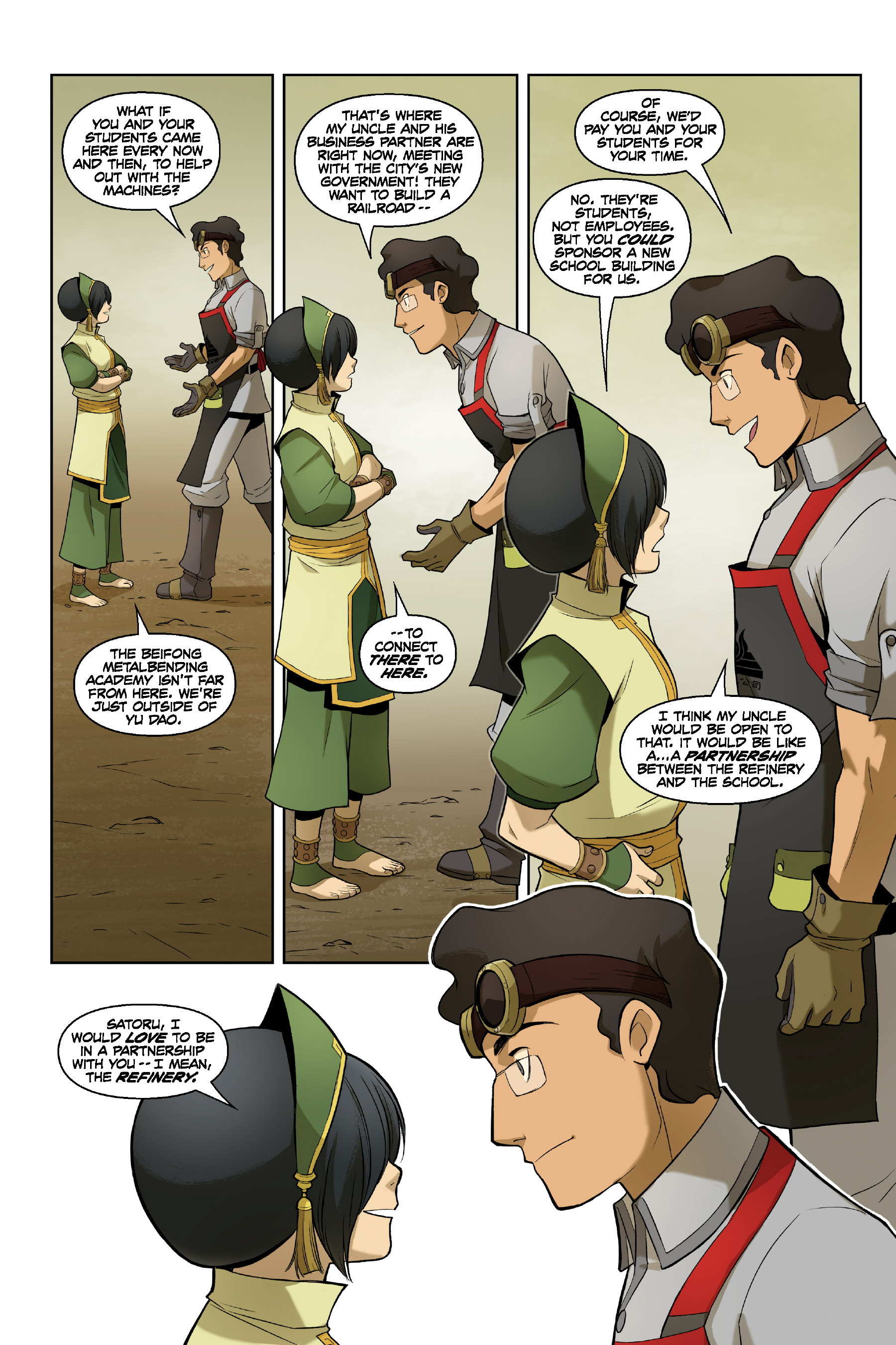 Read online Nickelodeon Avatar: The Last Airbender - The Rift comic -  Issue # _Omnibus (Part 1) - 57