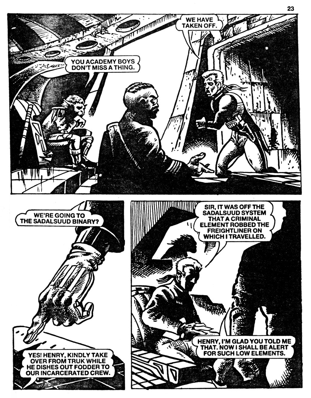 Read online Starblazer comic -  Issue #276 - 23