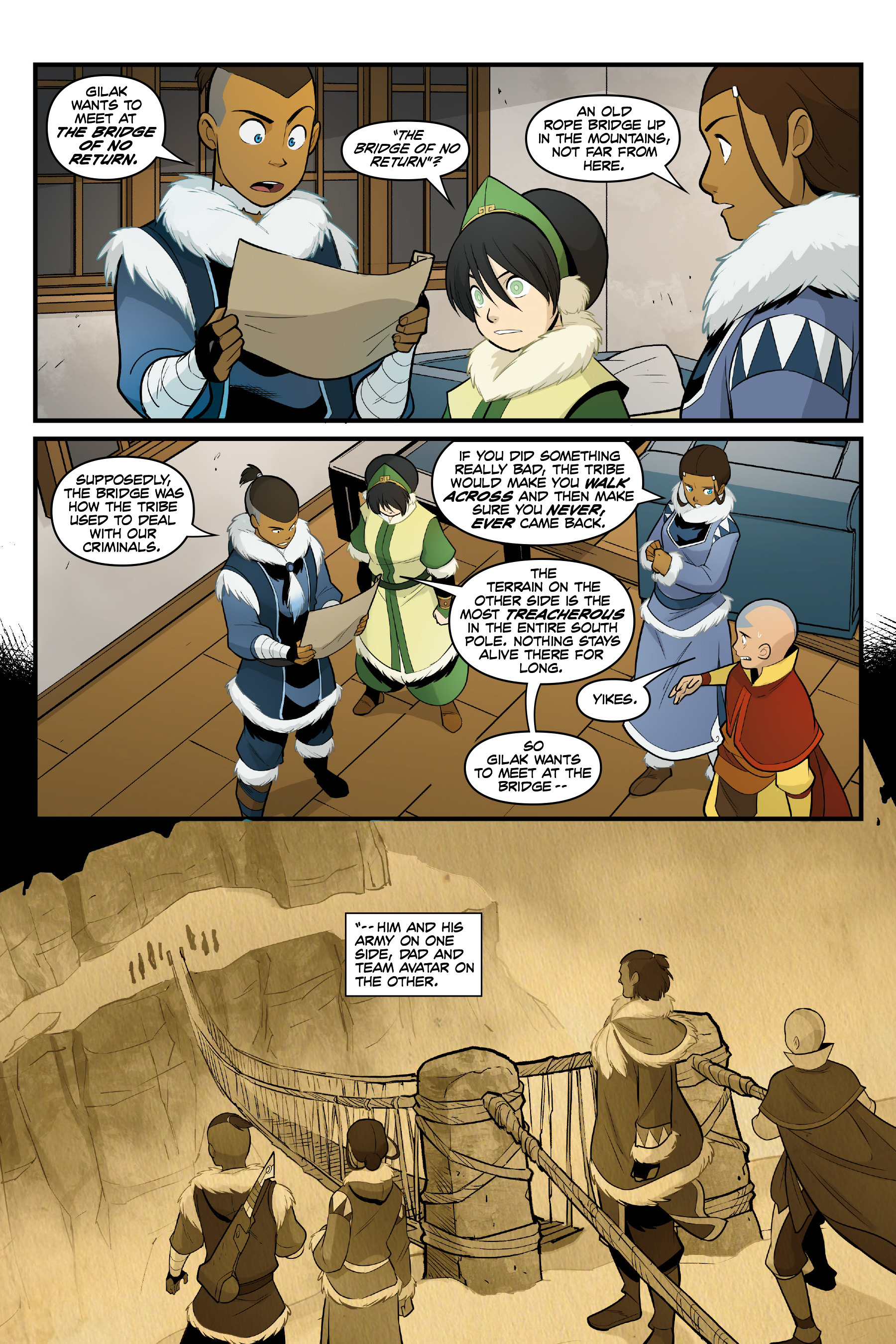 Read online Nickelodeon Avatar: The Last Airbender - North and South comic -  Issue #3 - 43