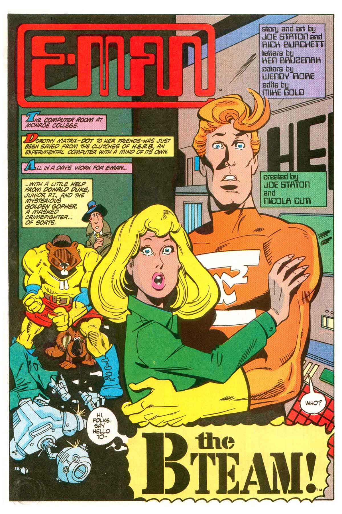 Read online E-Man (1983) comic -  Issue #21 - 3