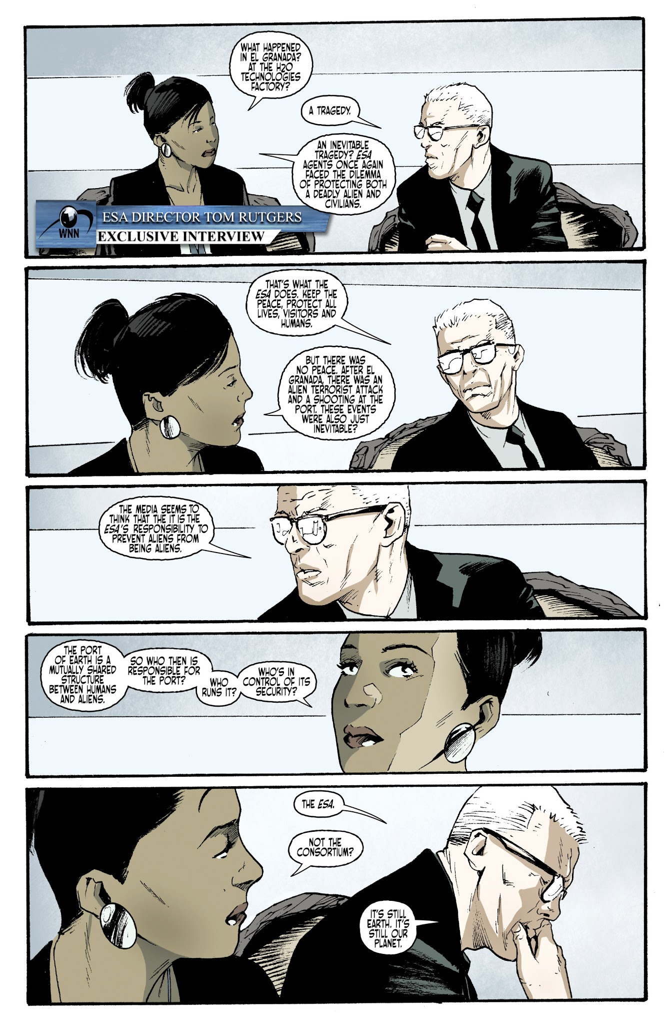 Read online Port of Earth comic -  Issue #4 - 22