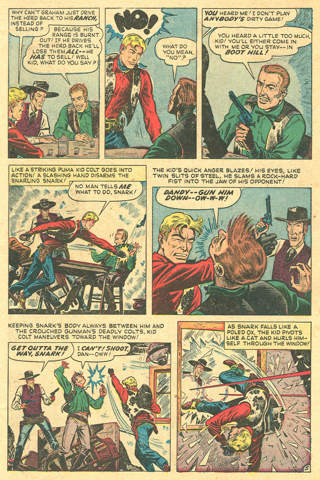 Read online Kid Colt Outlaw comic -  Issue #4 - 7