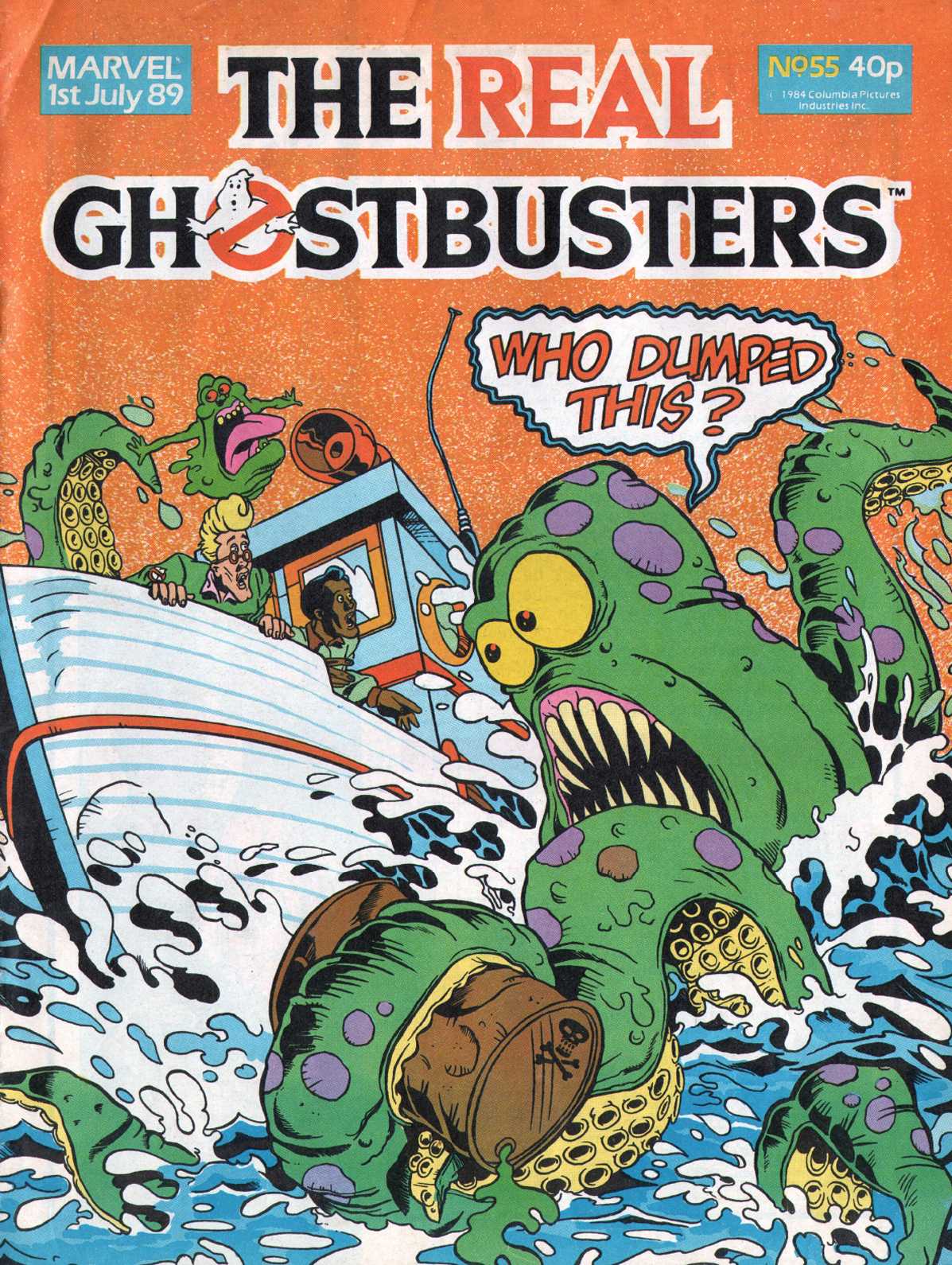 Read online The Real Ghostbusters comic -  Issue #55 - 1