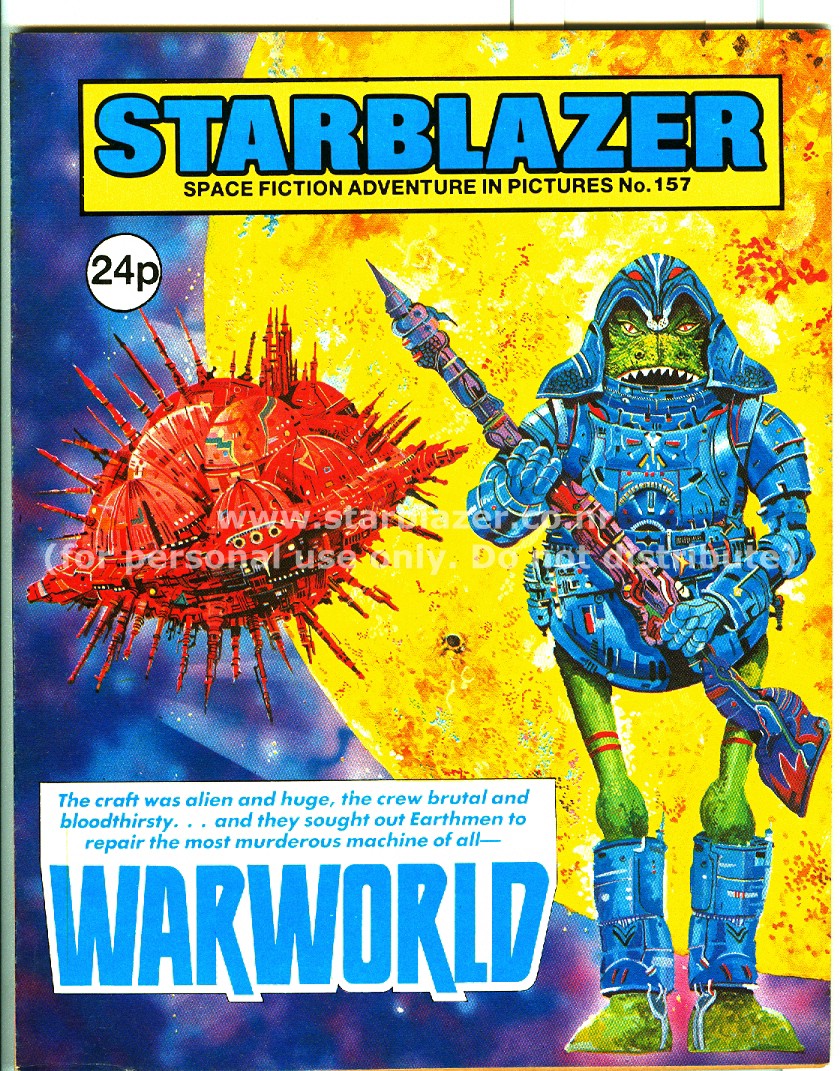 Read online Starblazer comic -  Issue #157 - 2