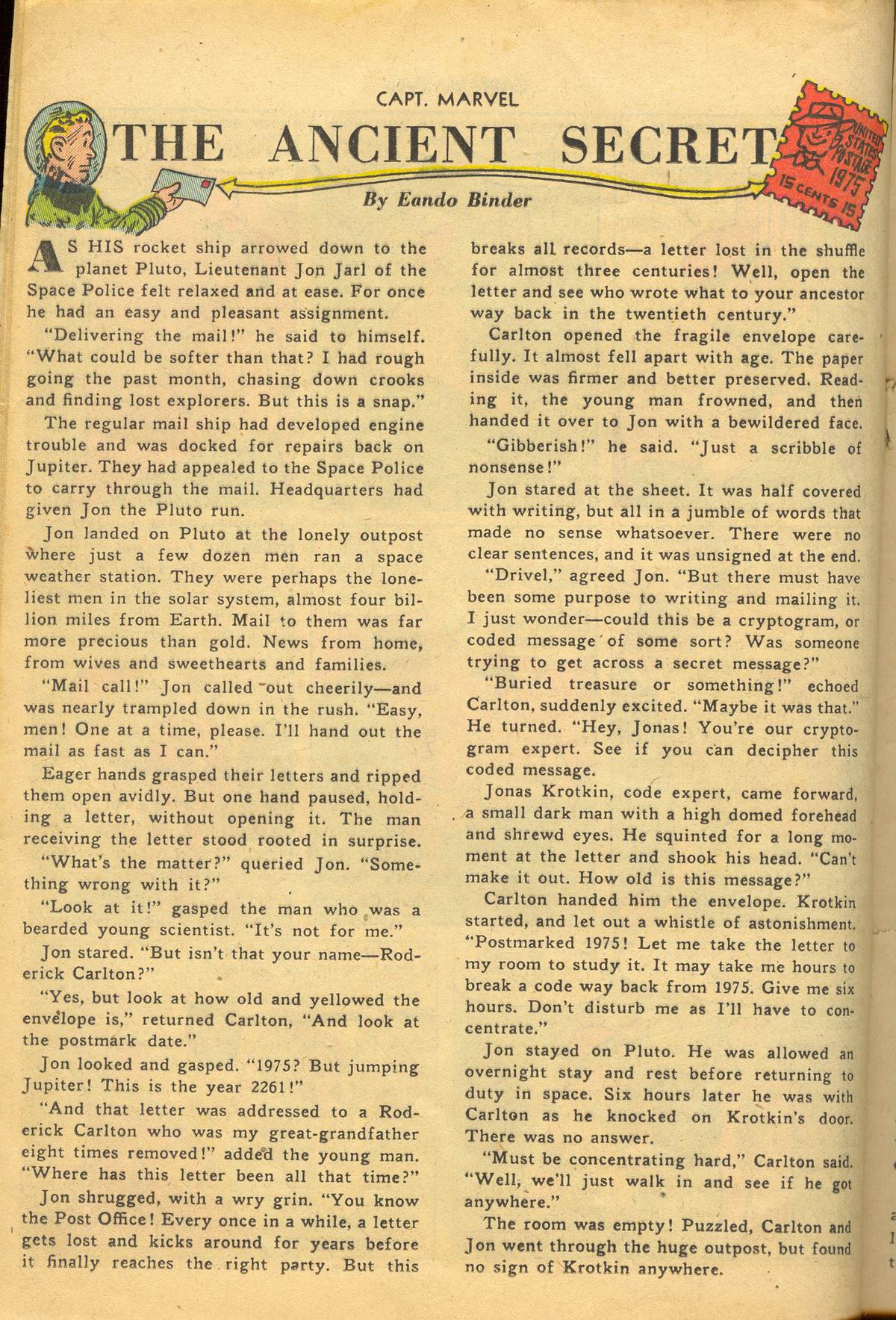 Read online Captain Marvel Adventures comic -  Issue #132 - 16