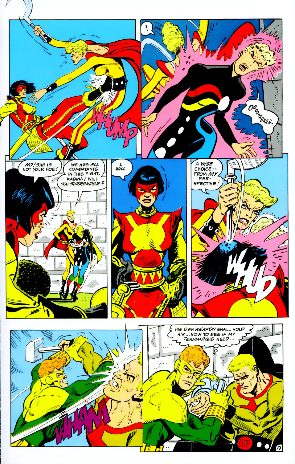 Read online The Outsiders (1985) comic -  Issue #10 - 21