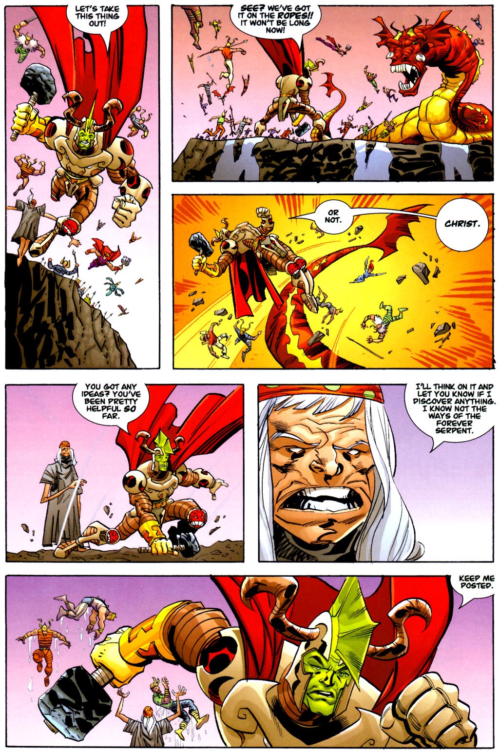 Read online Savage Dragon: God War comic -  Issue #4 - 10